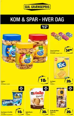 Calle - Gul Grænsepris gyldig fra 08/07/2026 | Side: 3 | Produkter: Nutella, Oreo