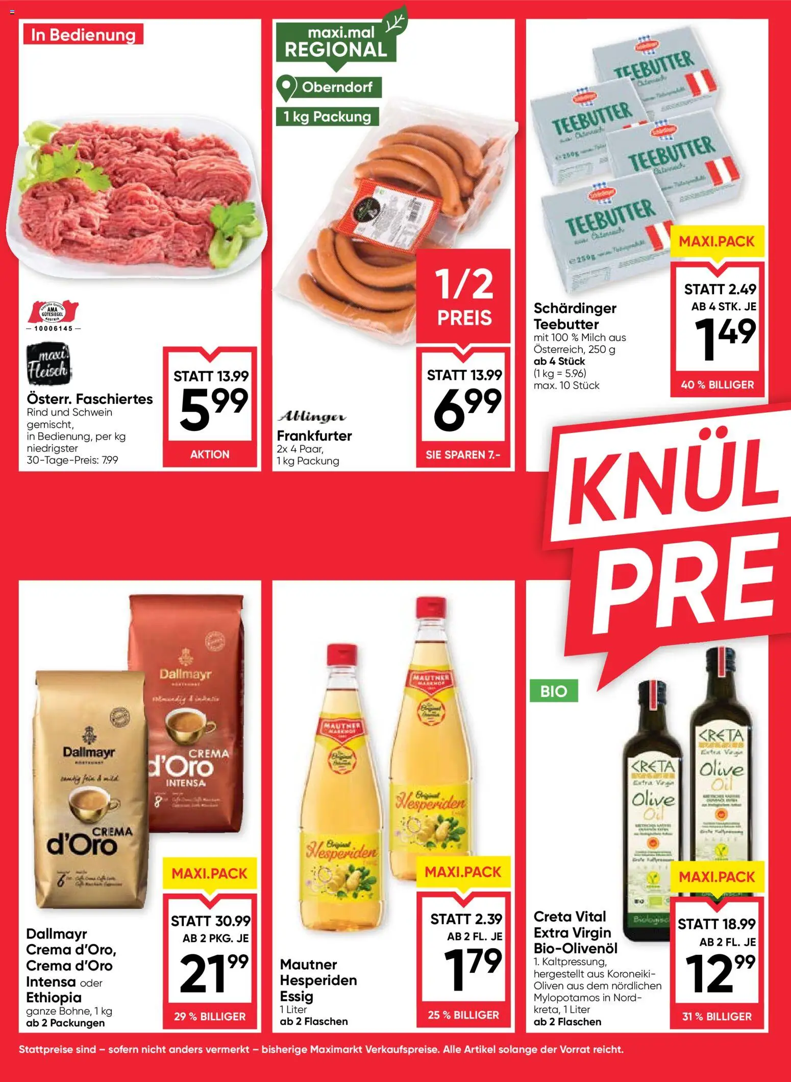Maximarkt Flugblatt gültig ab 25.06.2026 | Seite: 2 | Produkte: Szeder, Milch