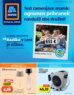 Hofer katalog akcije – veljaven od 27.05.2026