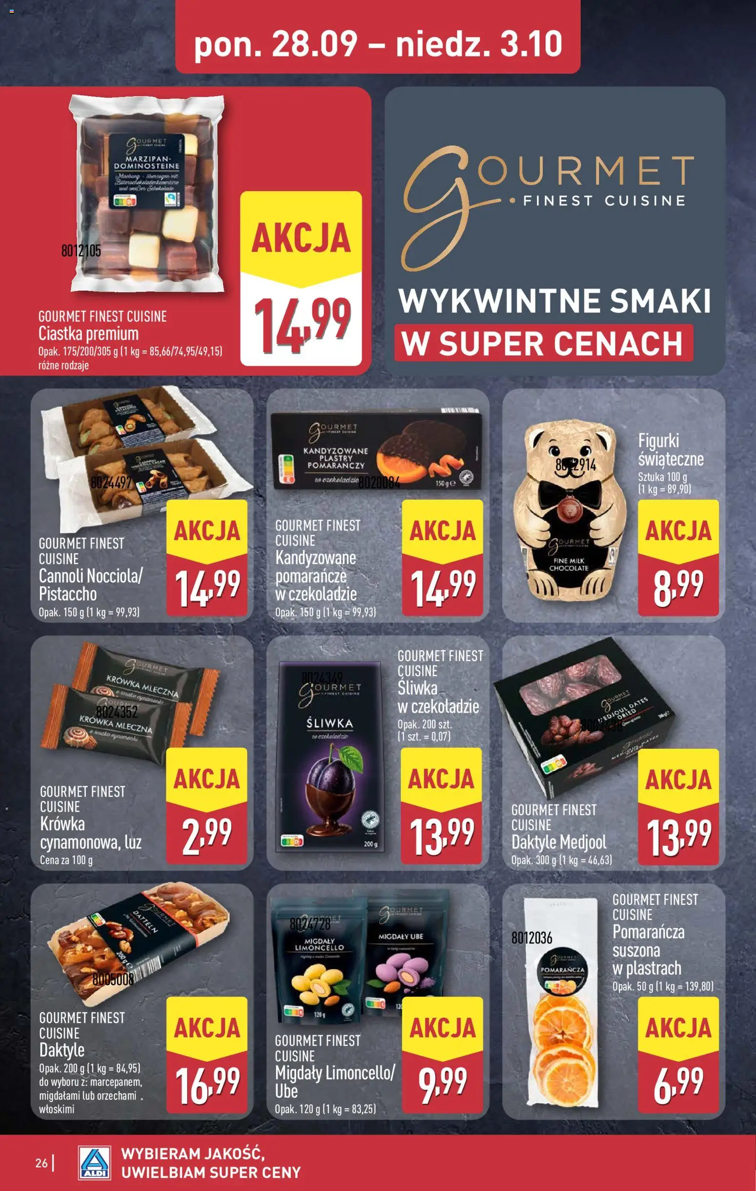 Aldi Polsko leták od 28.09.2026 | Strana: 26 | Produkty: Gourmet, Finest, Limoncello