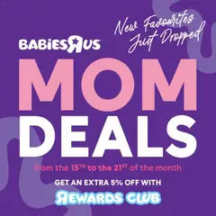 Babies R Us specials catalogue – valid from 15/08/2026