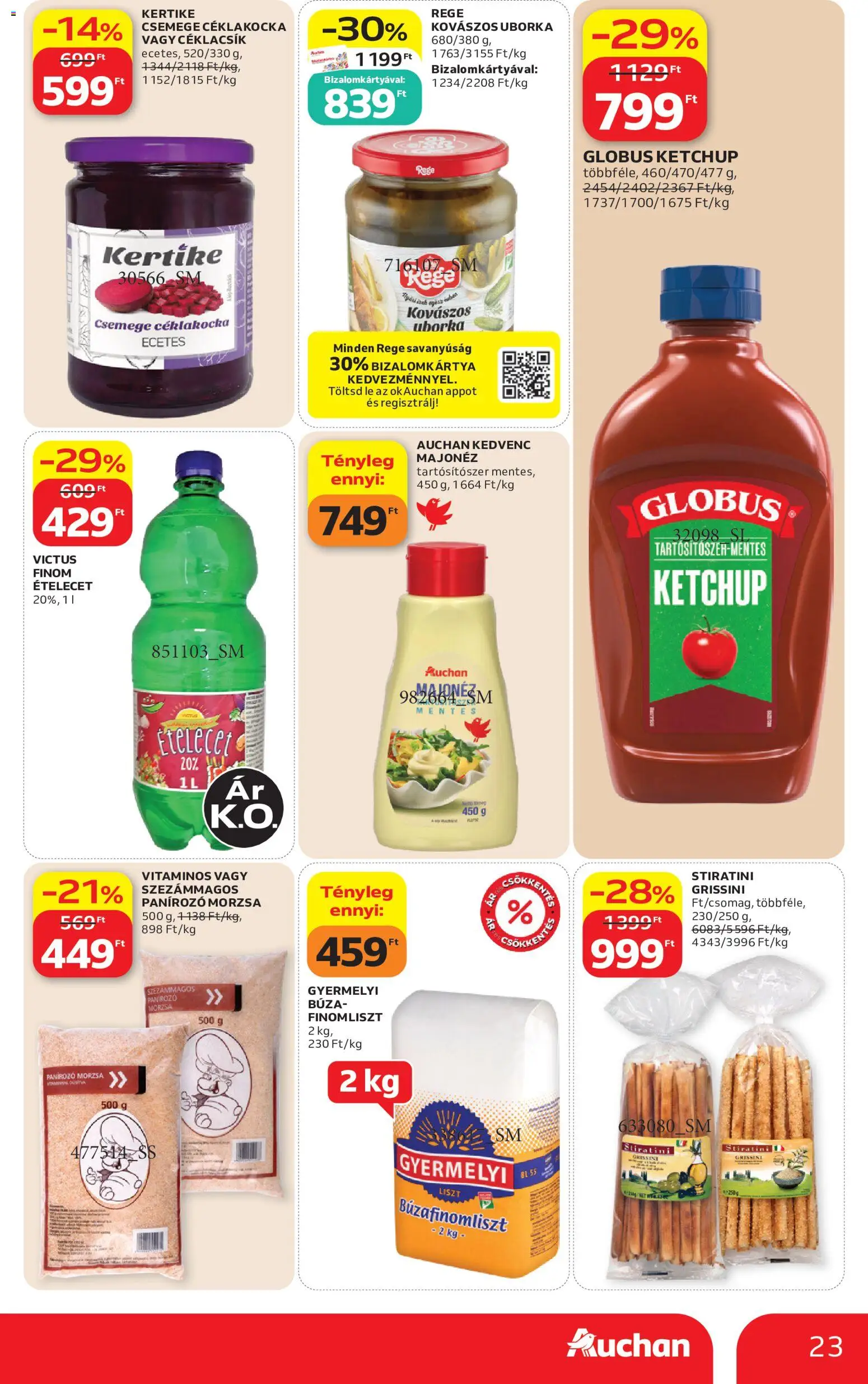 Auchan akciós ujság - amely érvényes a következő dátumtól: 2026.08.13. | Oldal: 23