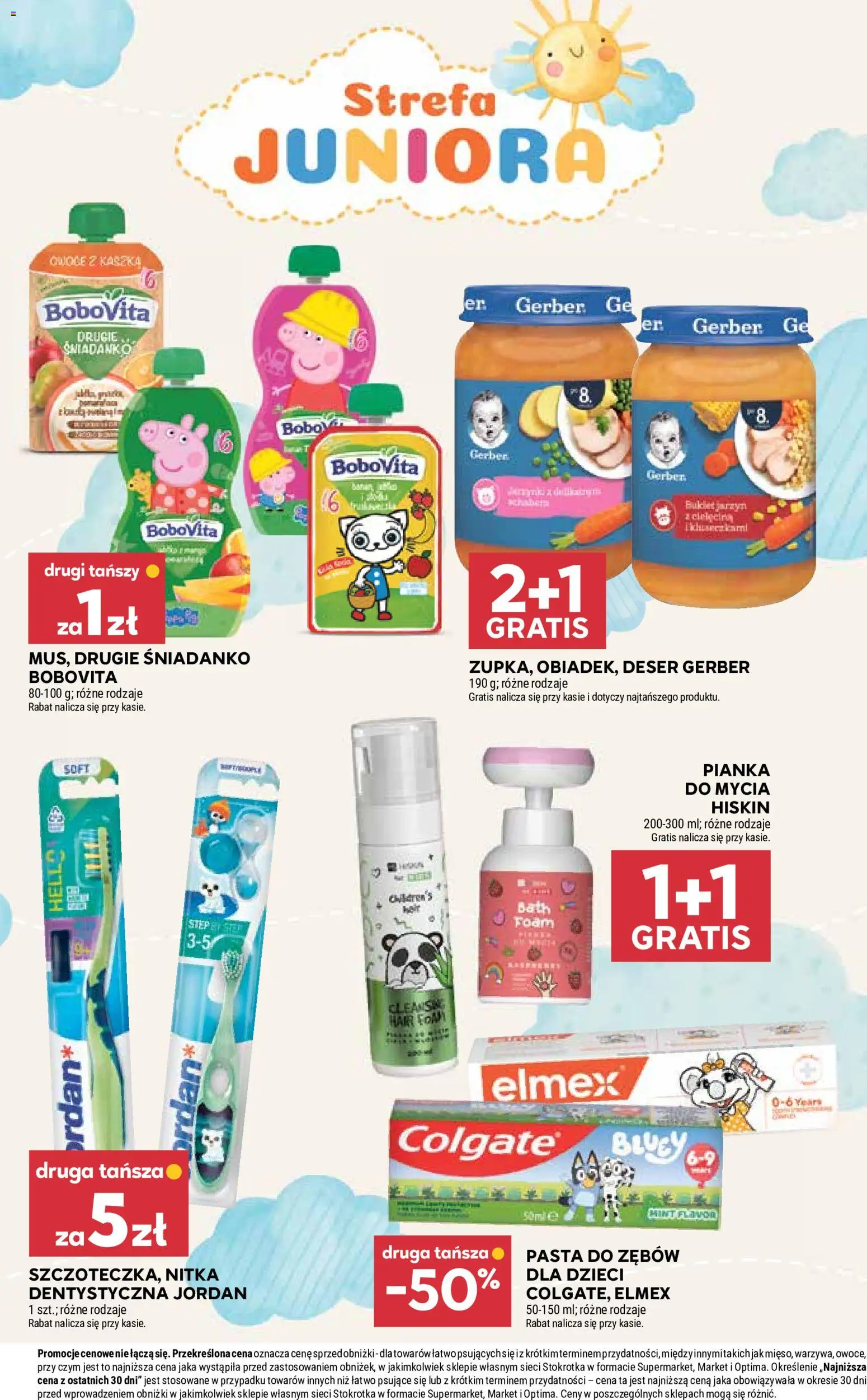 Stokrotka gazetka - Market od 27.08.2026 | Strona: 32 | Produkty: Kaszka bobovita, Stokrotka, Pasta, Pasta do zębów