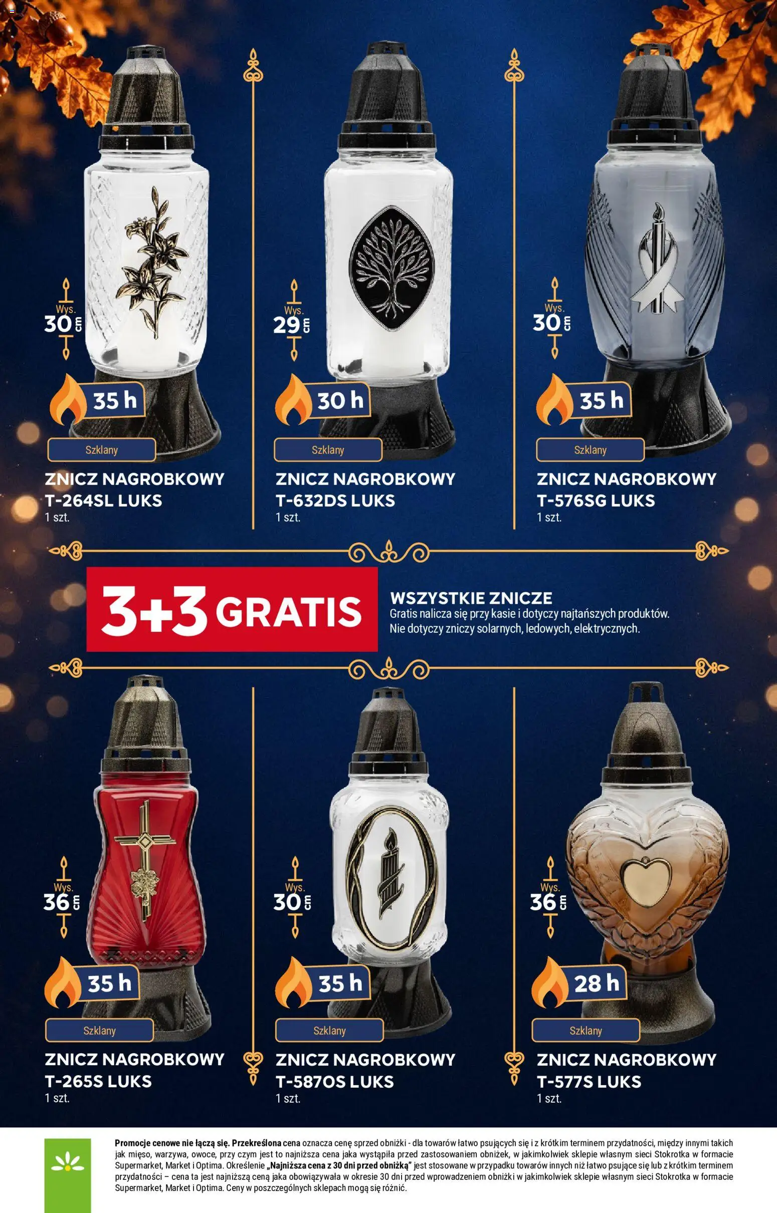 Stokrotka gazetka - Katalog Znicze od 29.10.2026 | Strona: 3 | Produkty: Stokrotka, Znicze