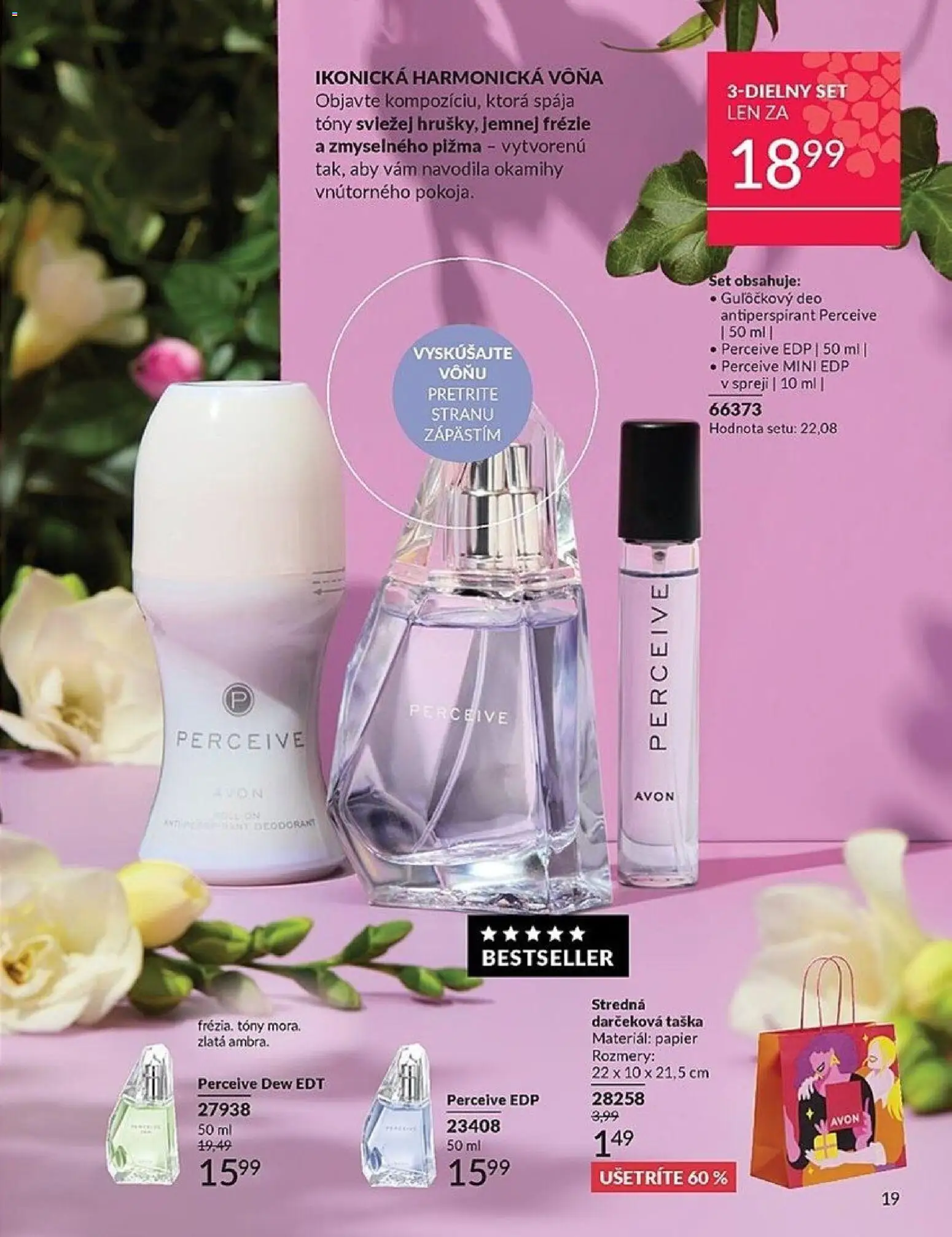Nové Avon akcie – leták je platný od 01.03.2026 | Strana: 19 | Produkty: Antiperspirant, Taška