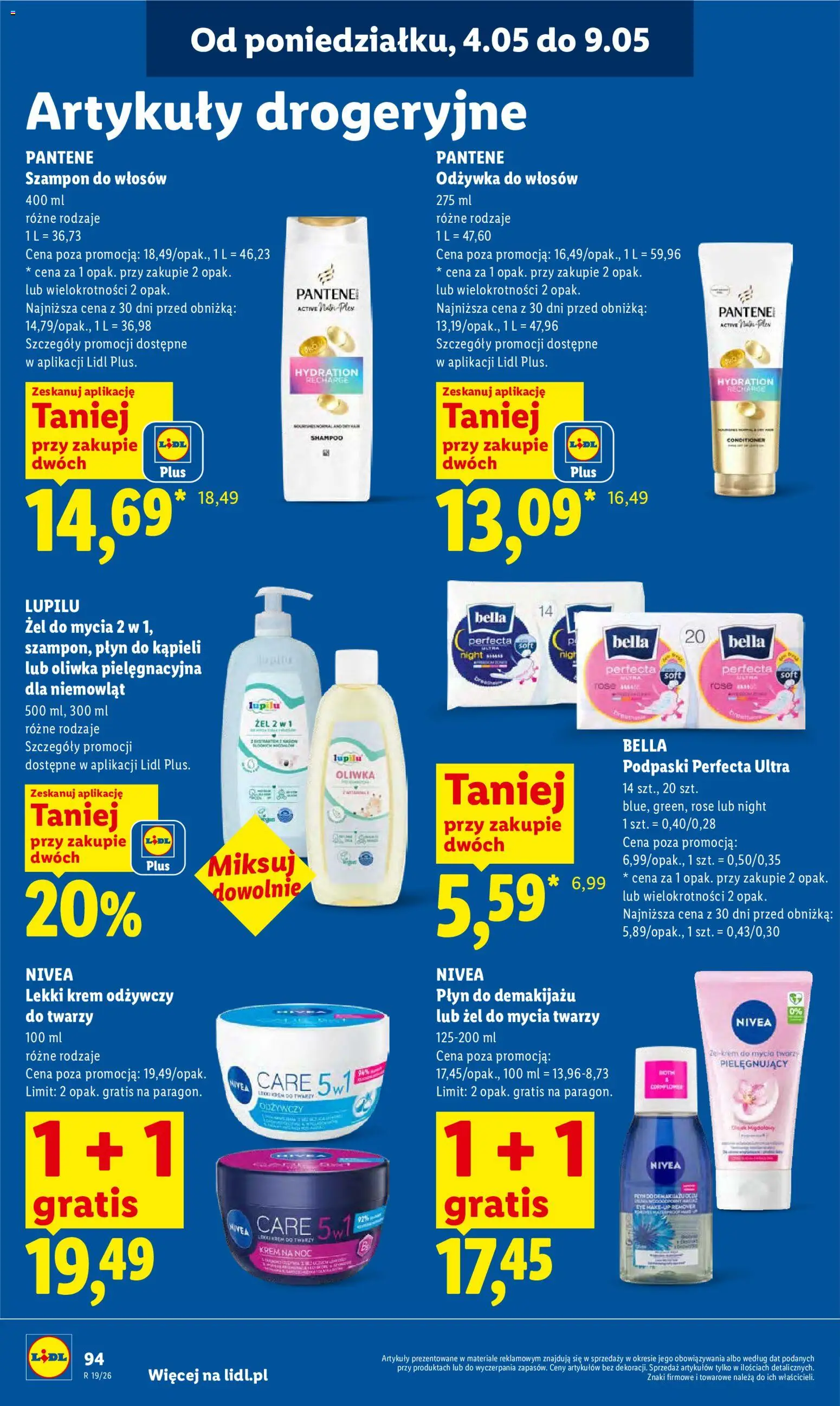 Lidl Polsko leták od 07.05.2026 | Strana: 98 | Produkty: Nivea, Makeup, Krém