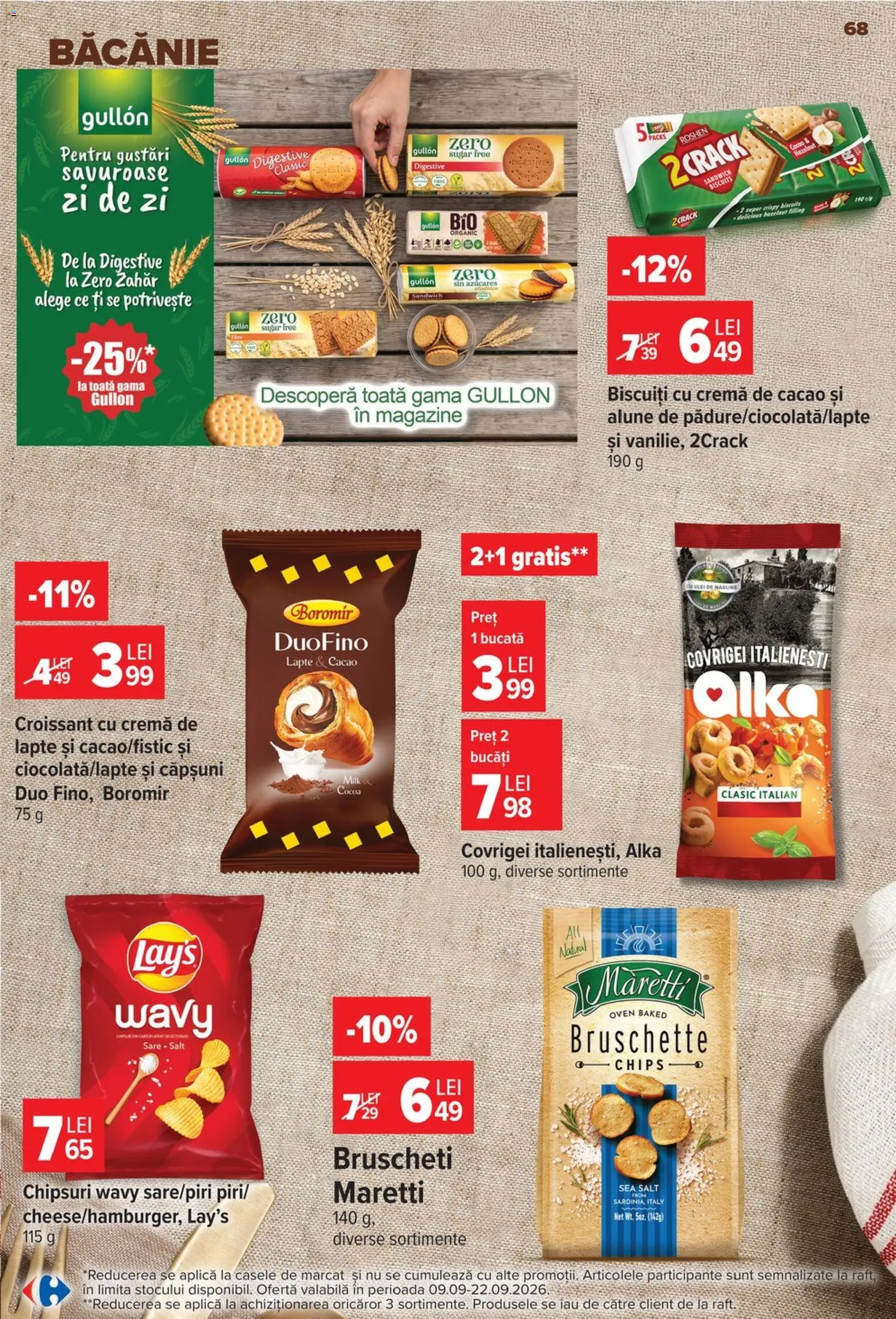 Noul catalog Carrefour – valabil de la 09.09.2026 | Pagină: 68 | Produse: Bio, Lapte, Suc, Mere