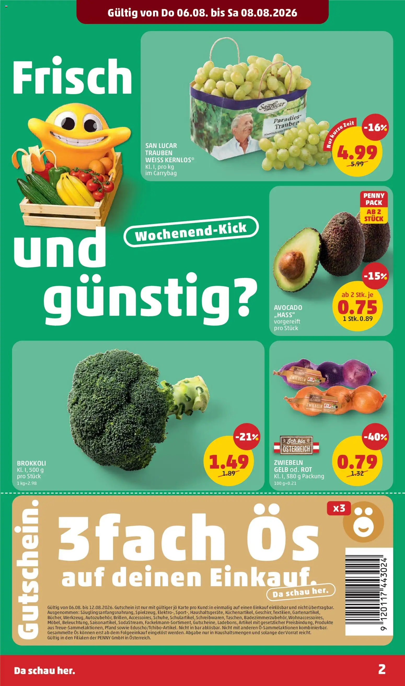 Penny Markt - Flugblatt gültig ab 06.08.2026 | Seite: 2