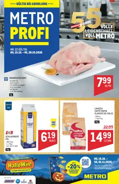 Metro angebote Profi ab 15.10.2026 gültig