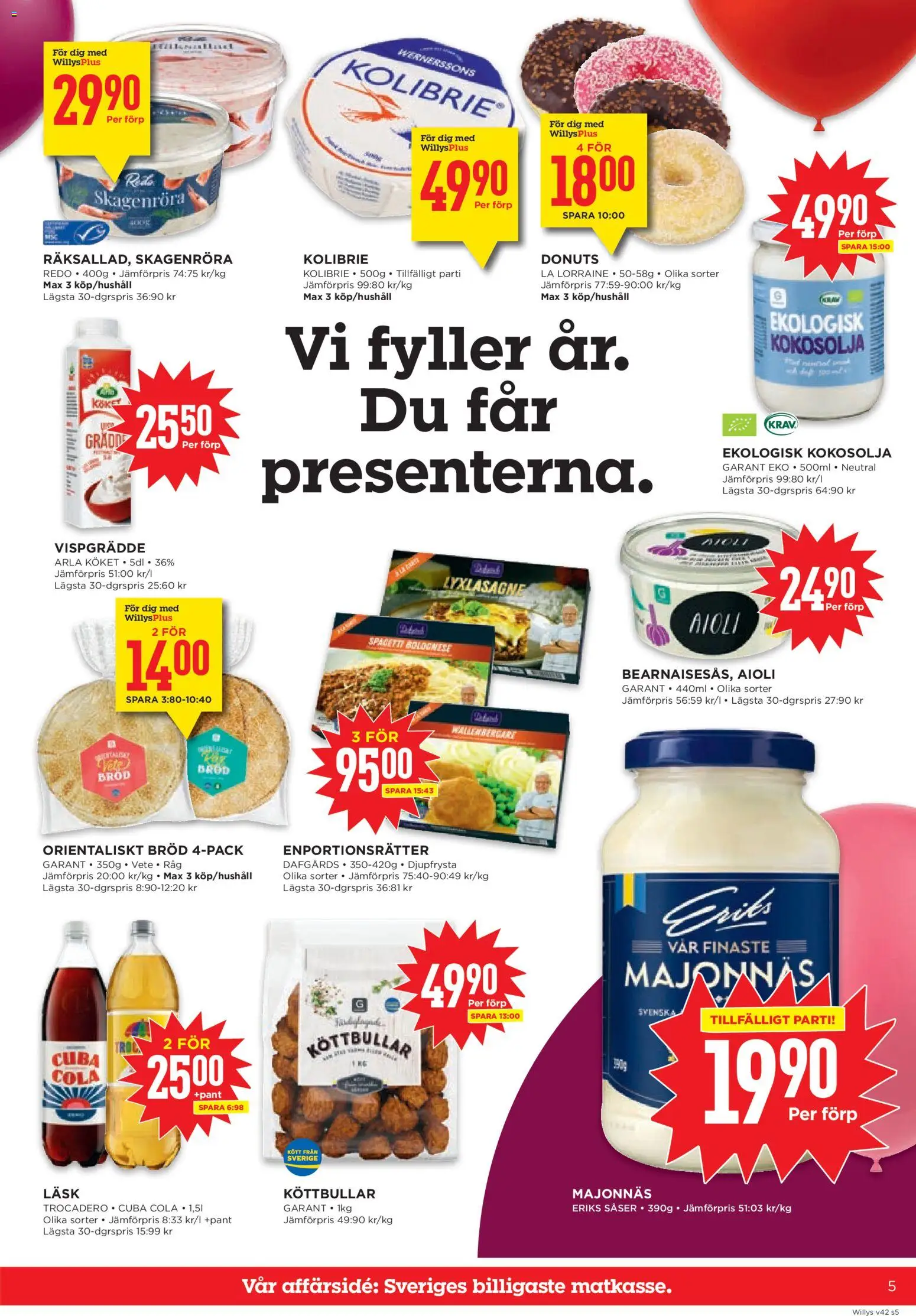 Willys reklamblad aktuell från 12/10/2026 | Sida: 5