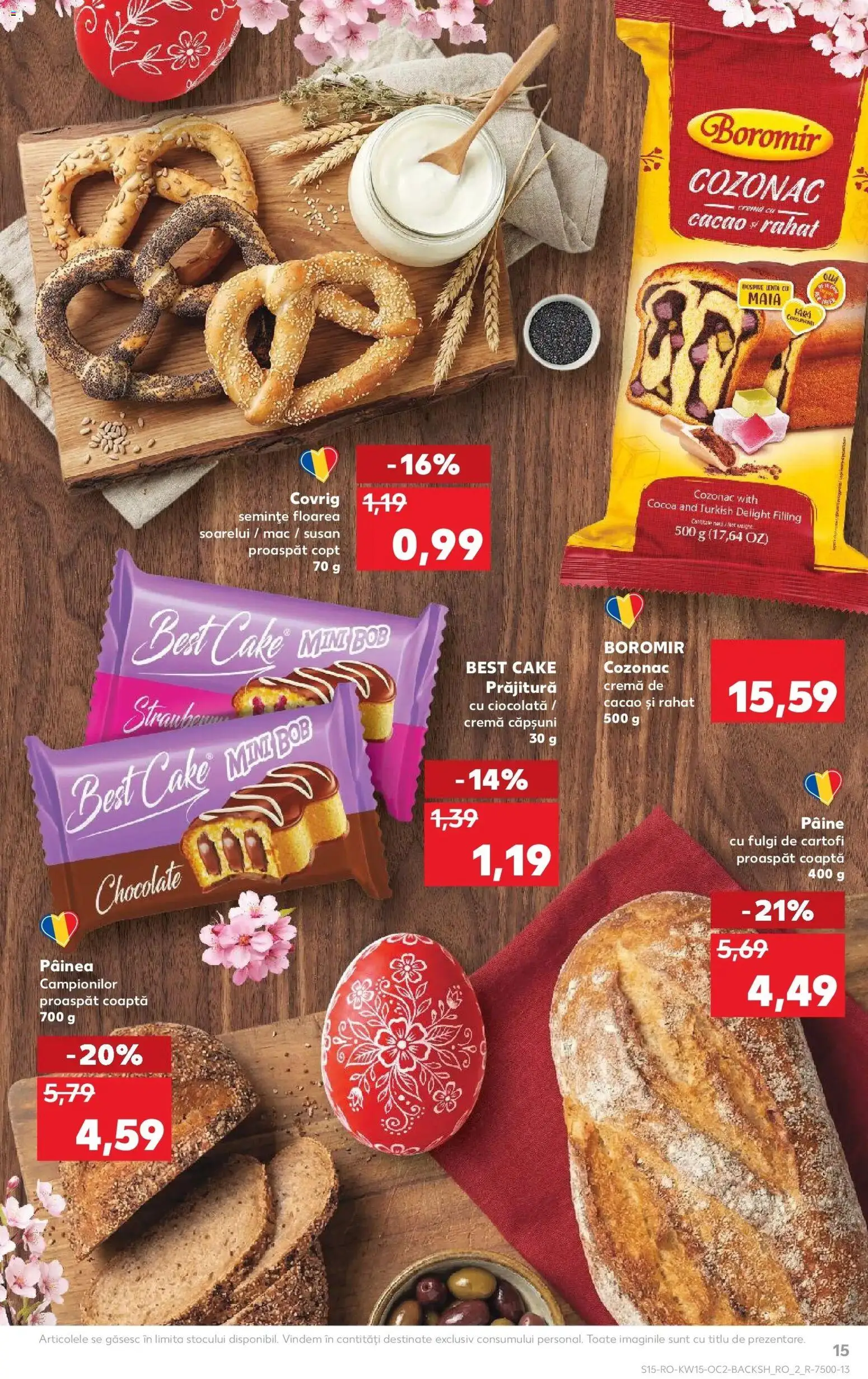 Noul catalog Kaufland – valabil de la 08.04.2026 | Pagină: 15 | Produse: Semințe, Cremă, Cartofi, Bant