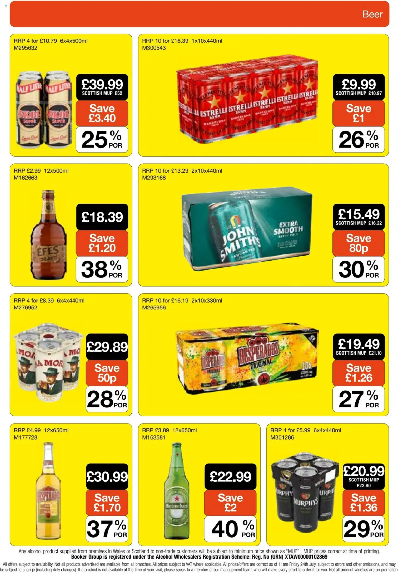{H1} | Page: 21 | Products: Beer, Desperados, Alcohol