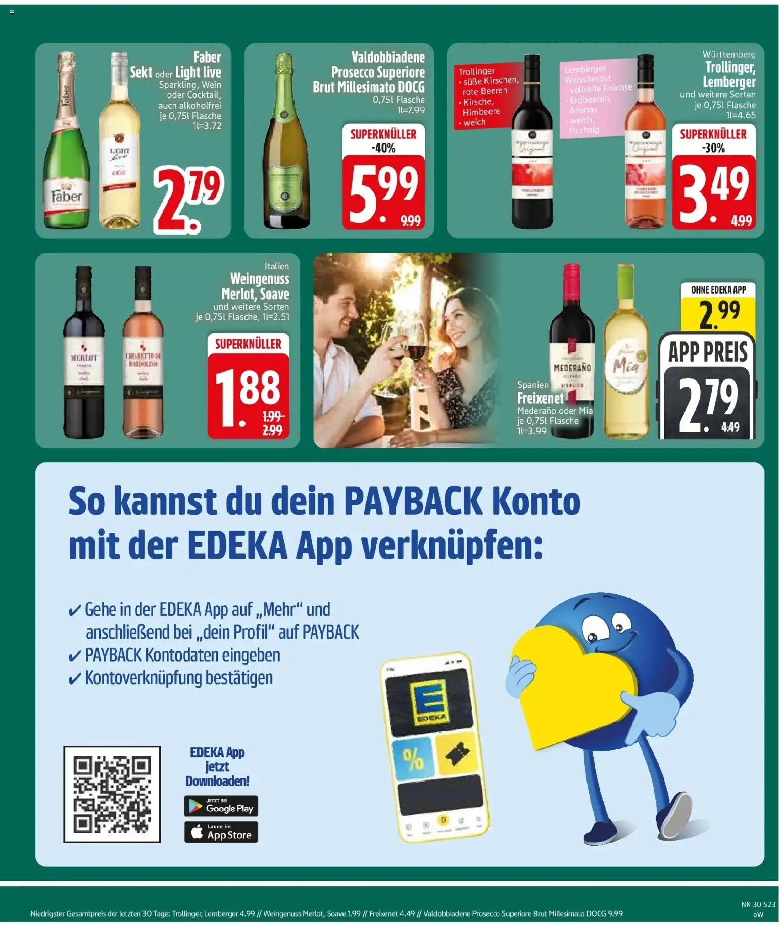Edeka prospekt Unterthingau – gültig ab 20.07.2026 | Seite: 25 | Produkte: Sekt, Ananas, Prosecco, Wein