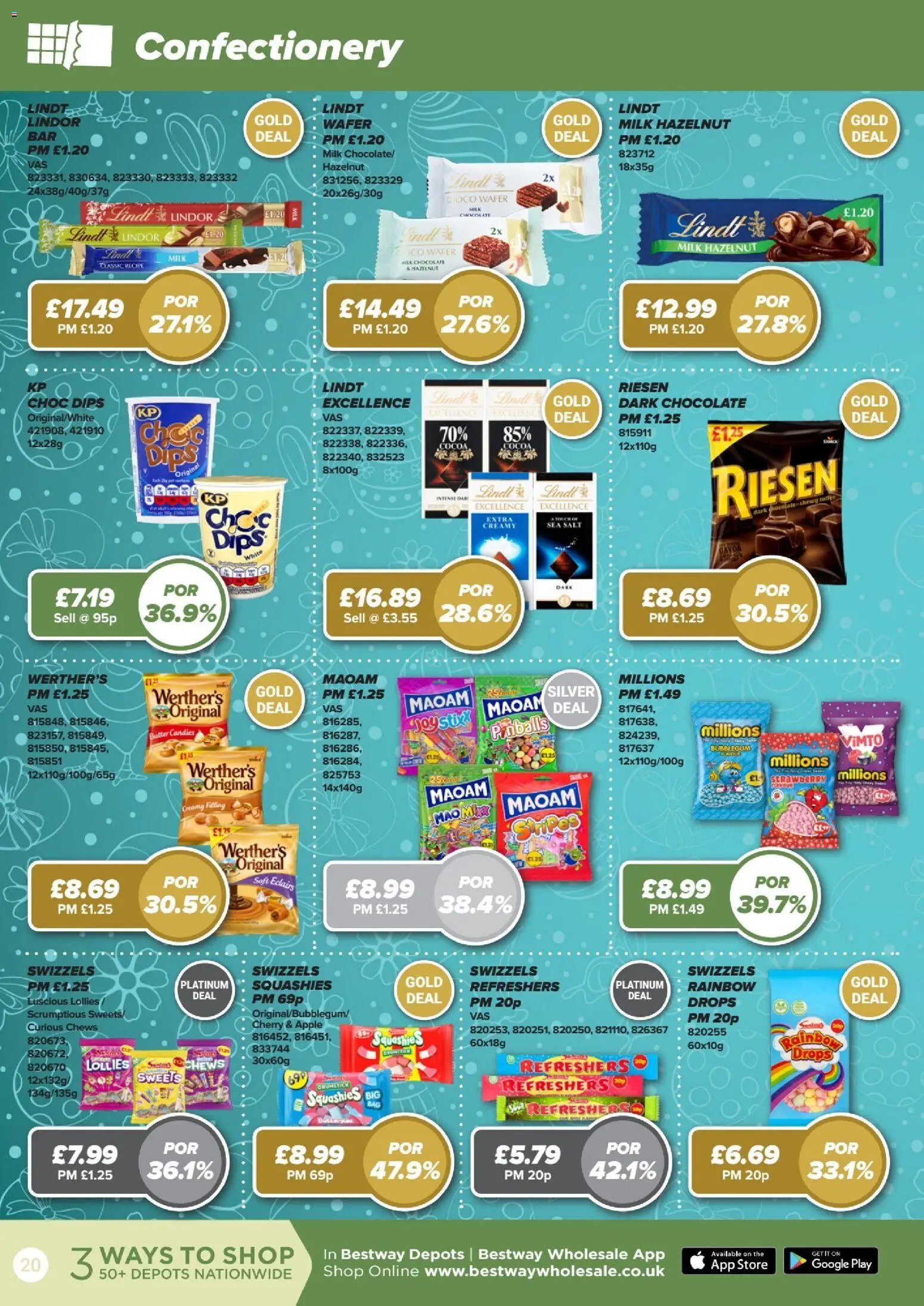 {H1} | Page: 20 | Products: Milk, Candies, Agrafeuse, Sea salt