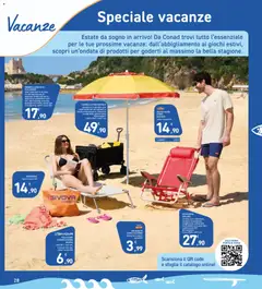 Anteprima del volantino Spazio Conad volantino valido a partire dal 16.06.2026 | Pagina: 28 | Prodotti: Ombrellone, Infradito, Carrello, Borsa