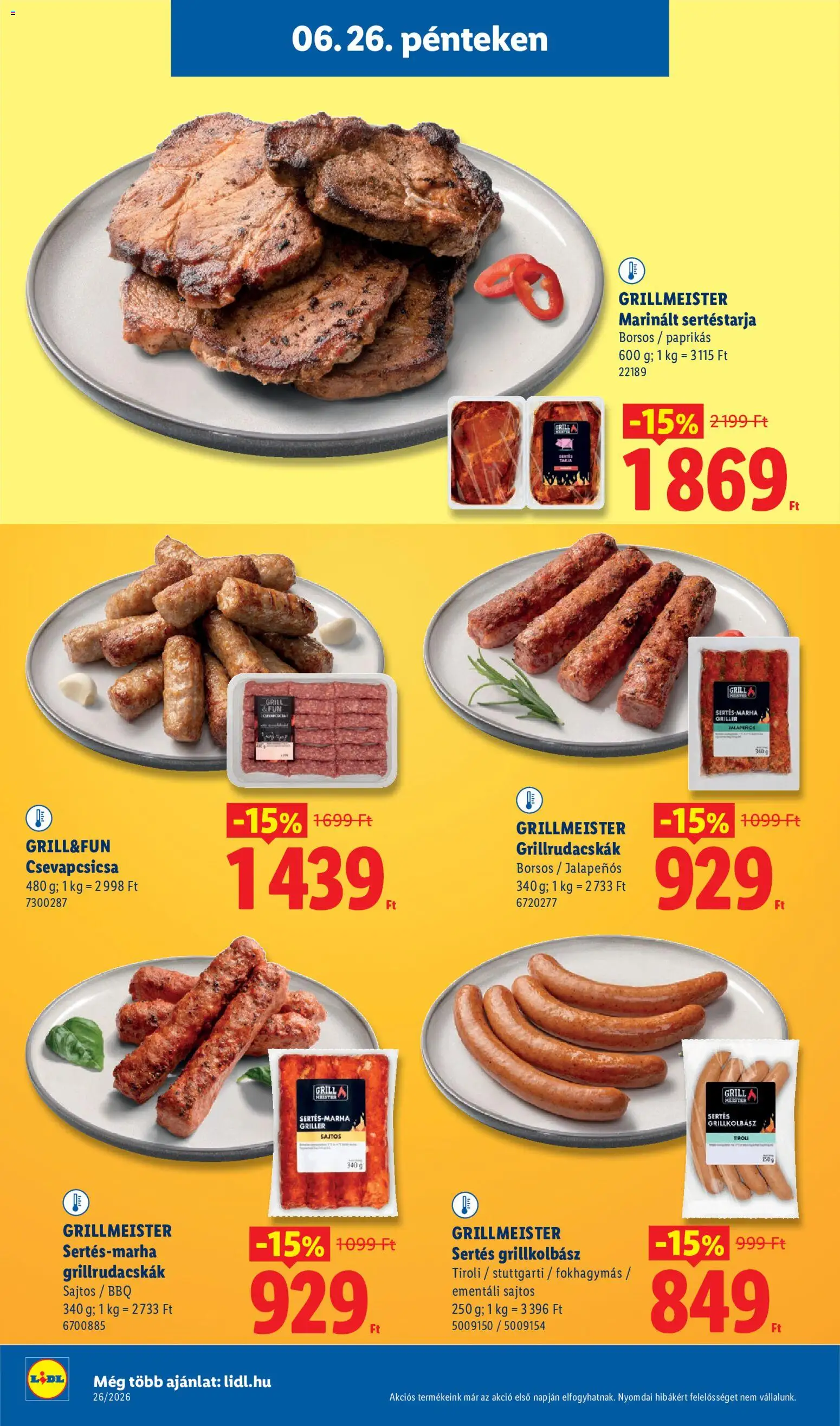 Lidl akciós ujság - amely érvényes a következő dátumtól: 25.06.2026 | Oldal: 44