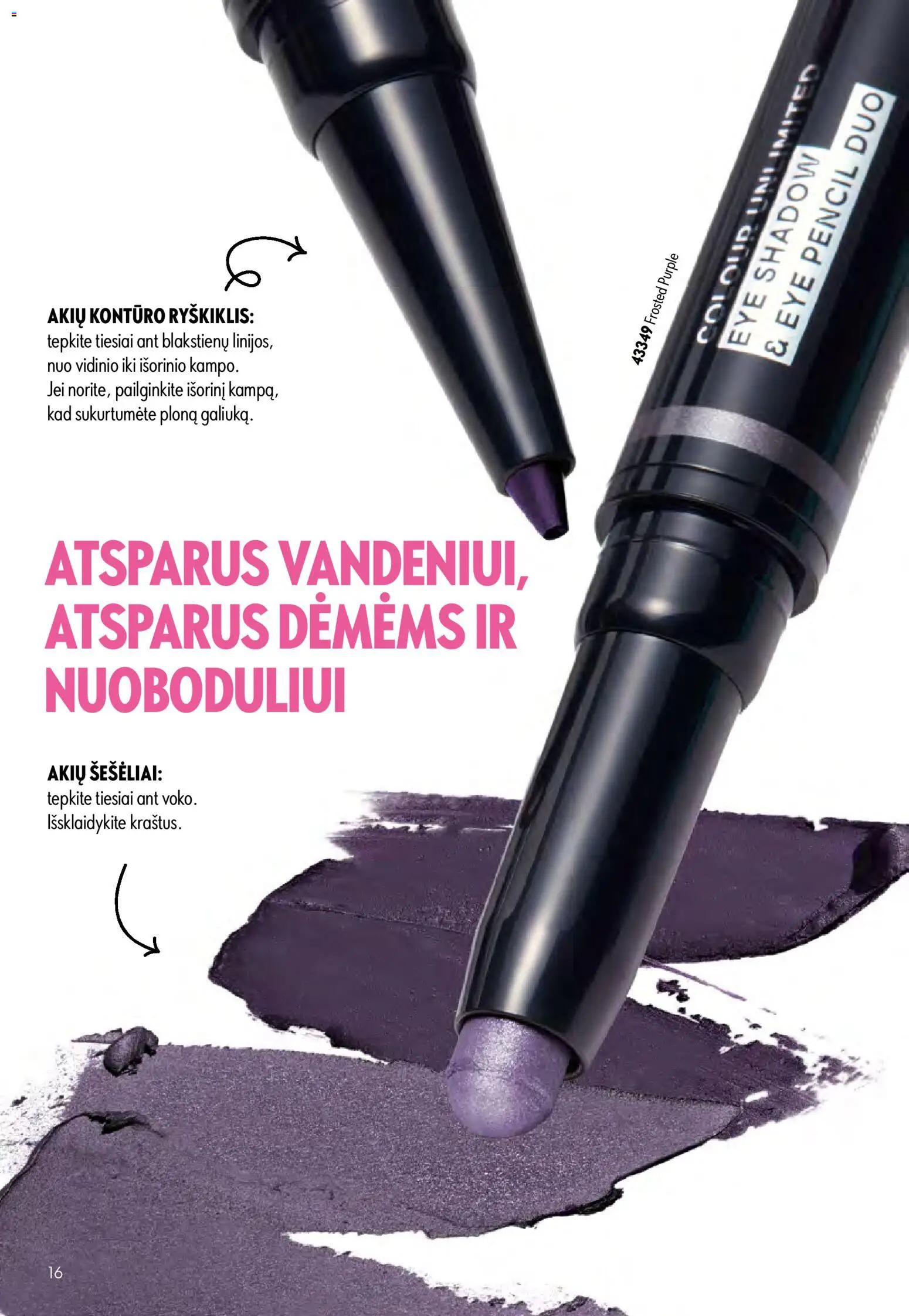 Oriflame akcijos nuo 2026.08.05 | Puslapis: 16 | Prekių: Akių šešėliai