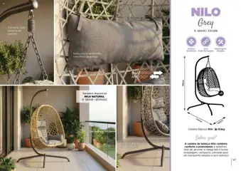 Pré-visualização Espaço Casa folheto Ar Livre 2026 válido de 07.03.2026 | Página: 147 | Produtos: Baloiço, Cadeira