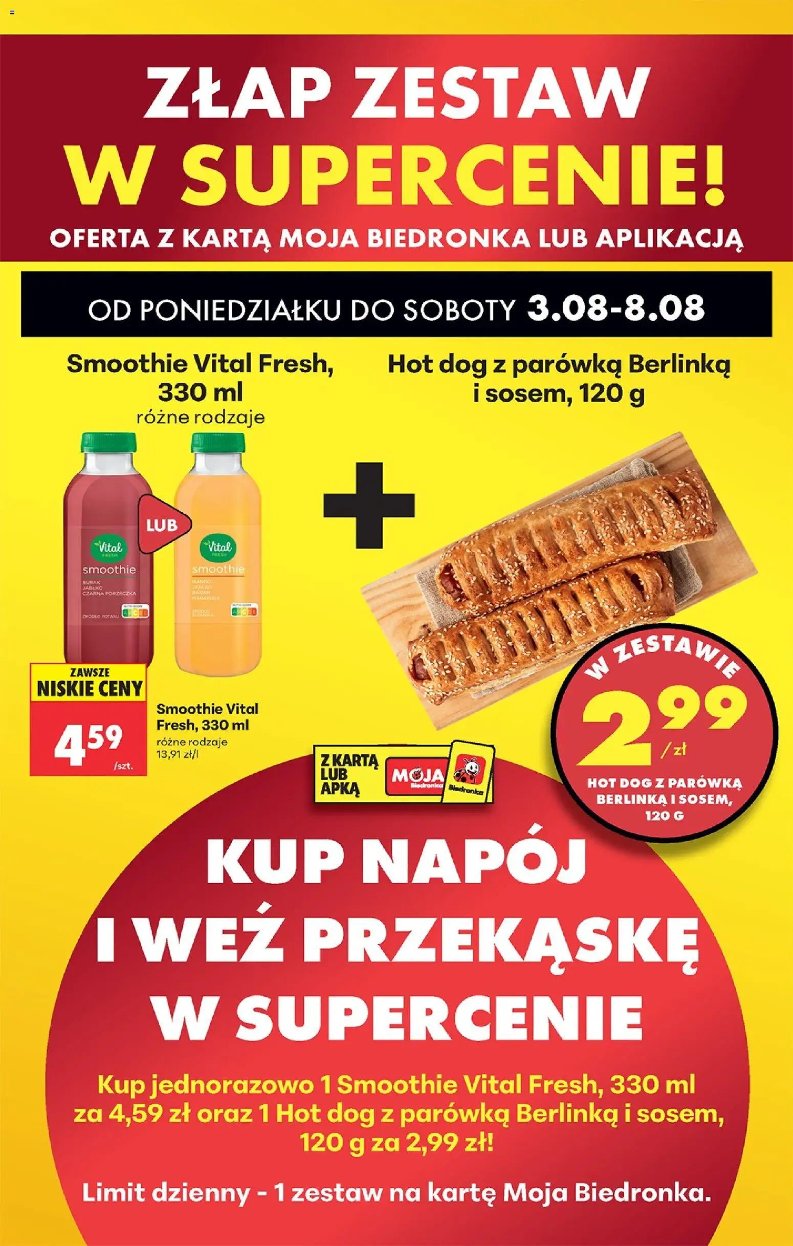 Biedronka gazetka od czwartku od 06.08.2026 | Strona: 45 | Produkty: Mango, Burak, Karta, Porzeczka