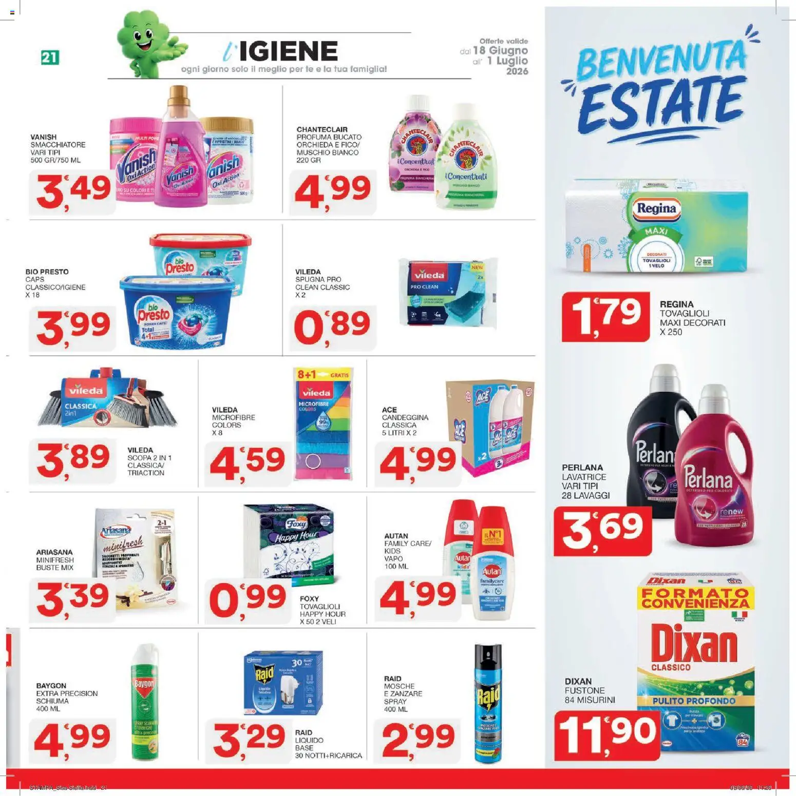 Volantino SISA del 18.06.2026 | Pagina: 21