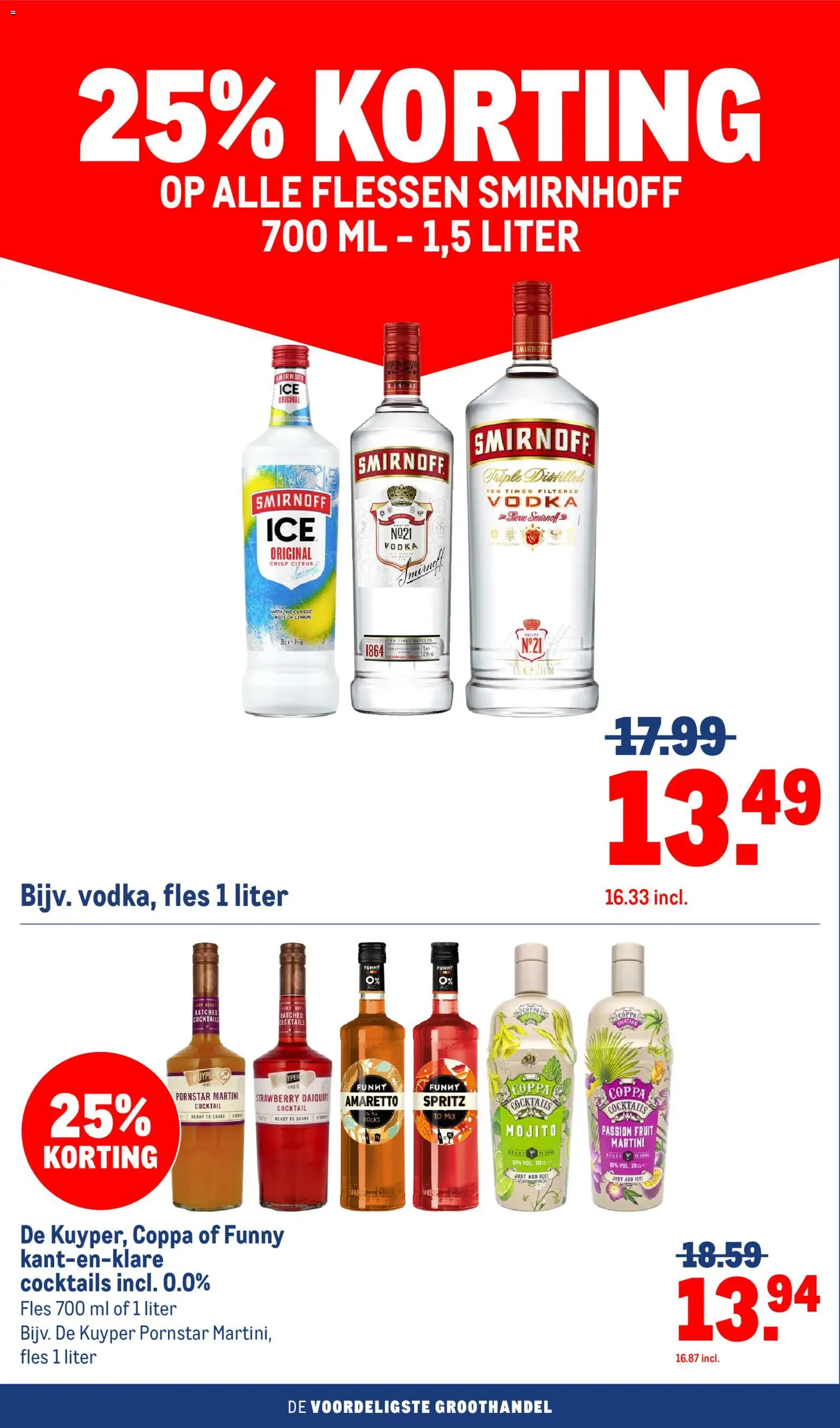{H1} | Pagina: 60 | Producten: Martini, Vodka, Fles, Amaretto