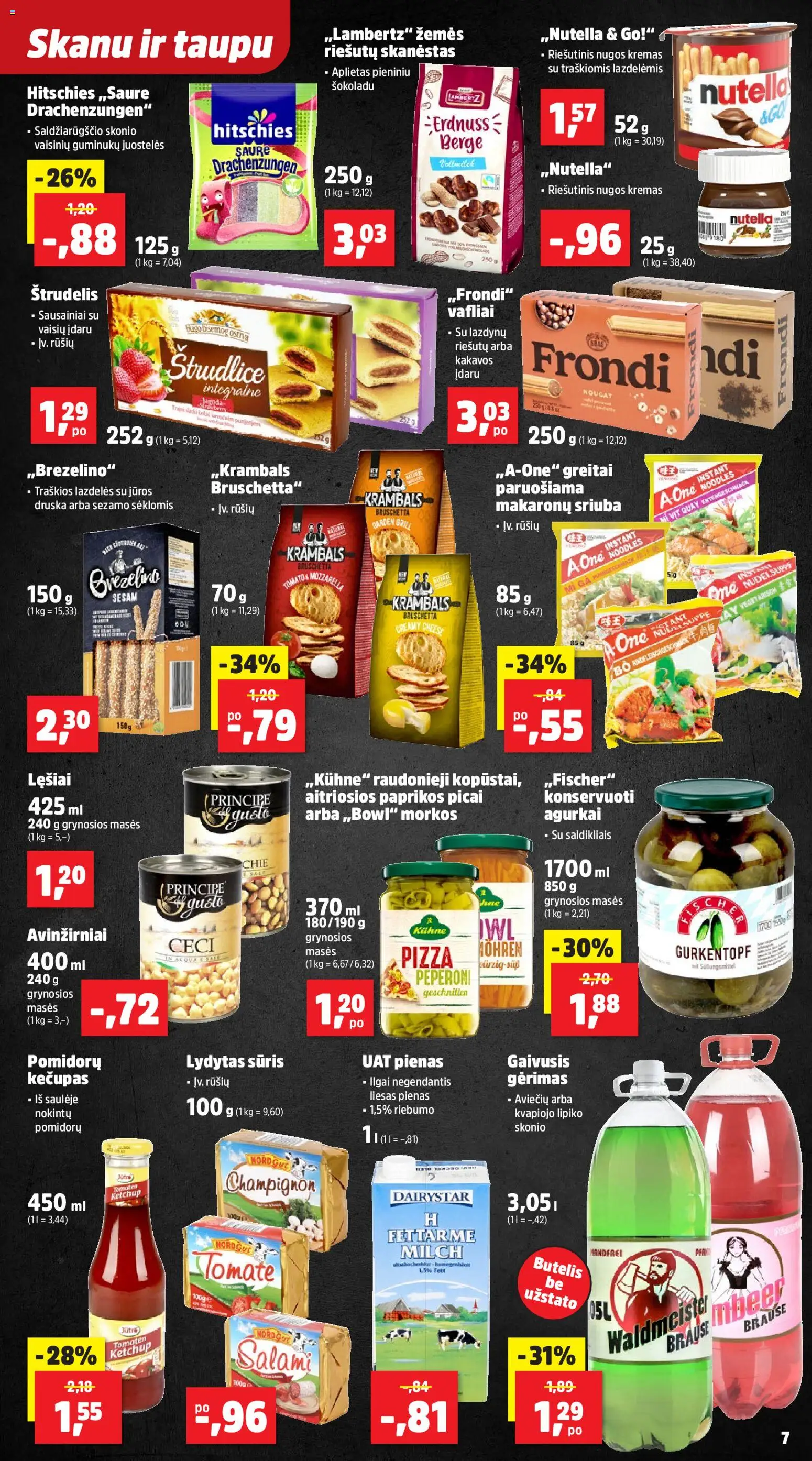 Thomas Philipps akcijos nuo 2026.06.22 | Puslapis: 7 | Prekių: Sausainiai, Pienas, Kečupas, Morkos