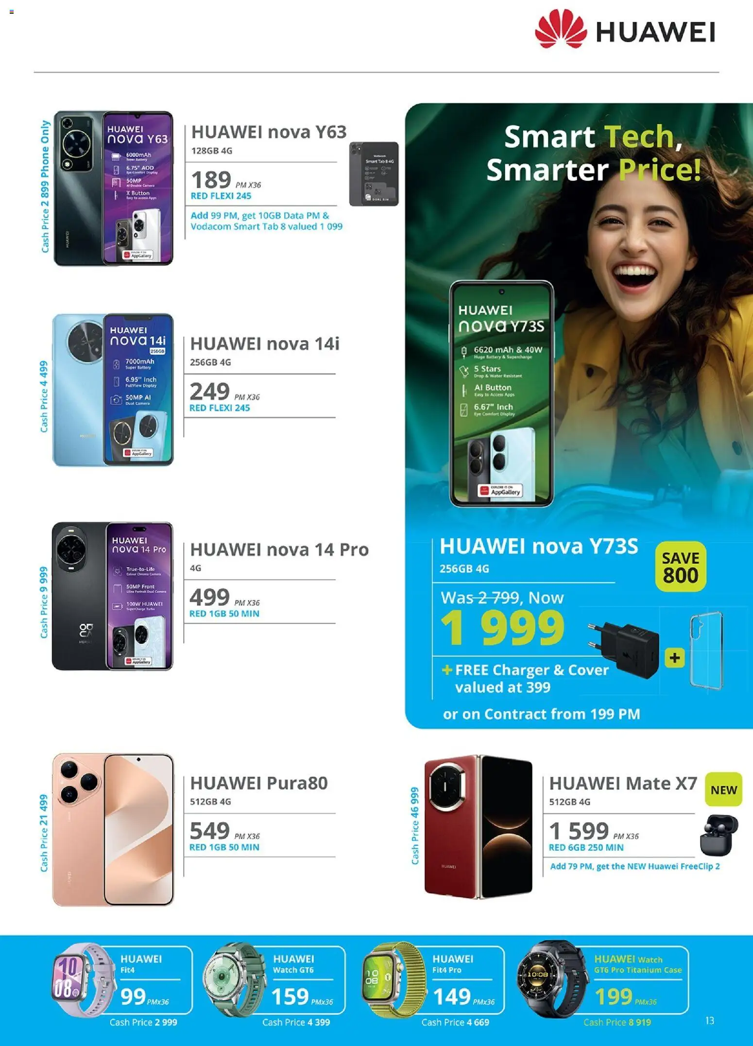 New Cellucity catalogue – valid from 02.04.2026 | Page: 13 | Products: Phone, Watch, Camera, Charger