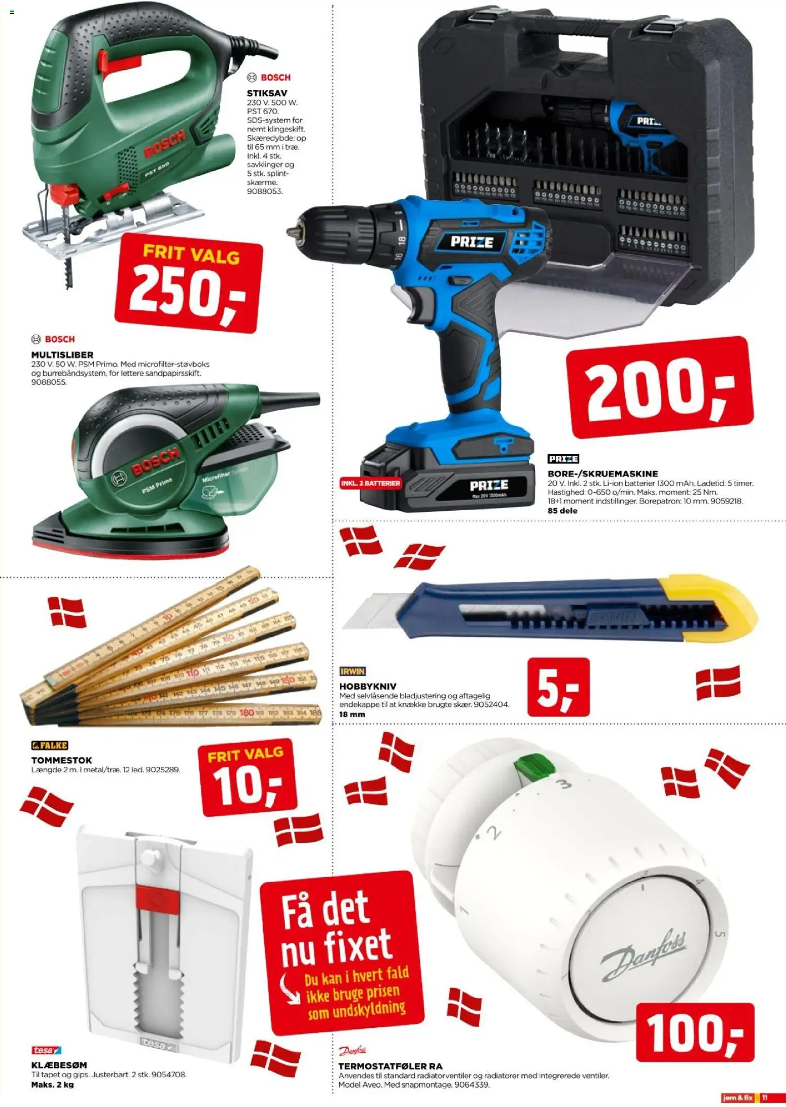 Jem & fix tilbudsavis – gyldig fra 18/10/2026 | Side: 11 | Produkter: Batterier, Søm