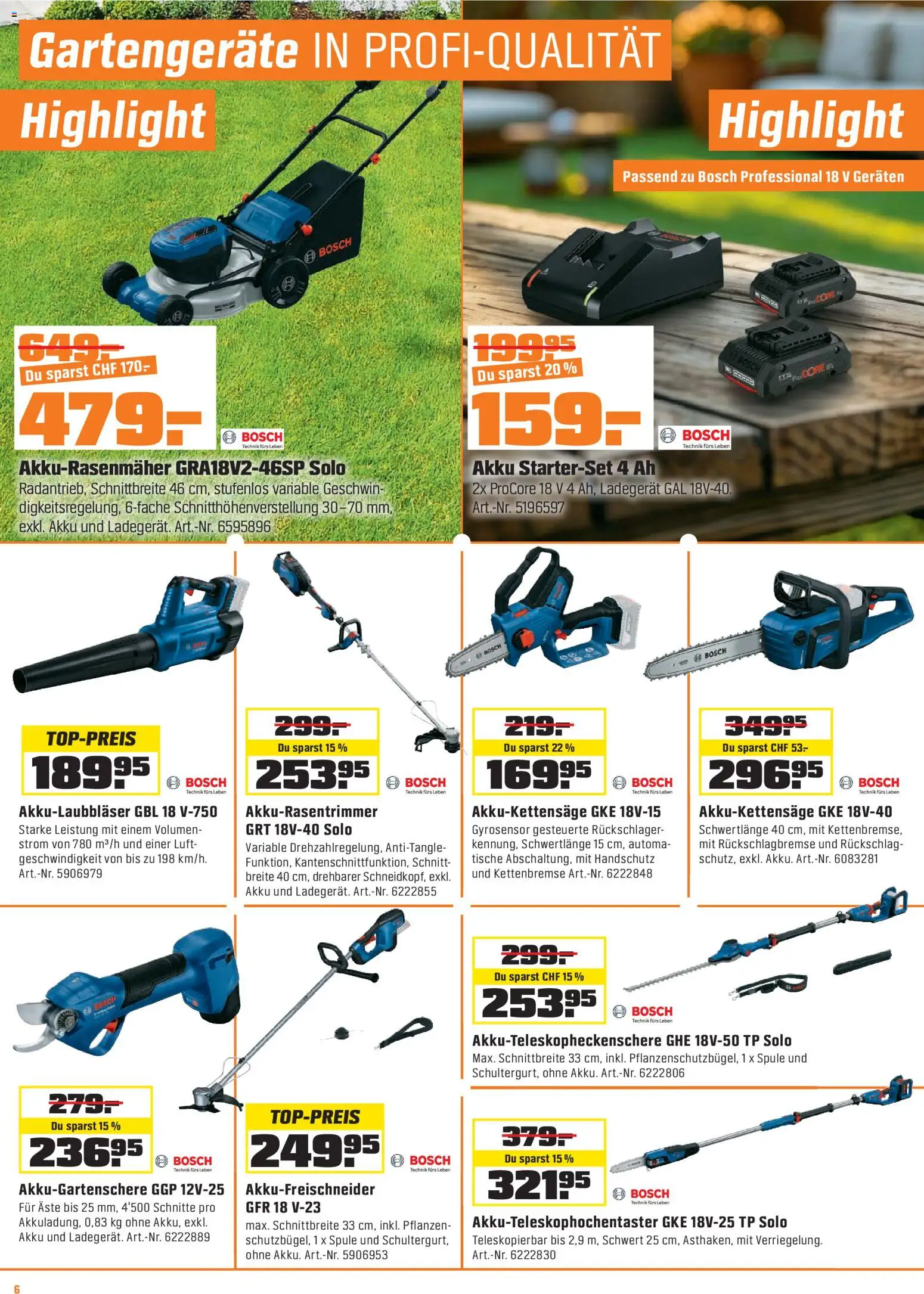 OBI - ALLES MACHBAR. BIBERSTARKE ANGEBOTE. – gültig ab 16.06.2026 | Seite: 6 | Produkte: Ladegerät, Bosch