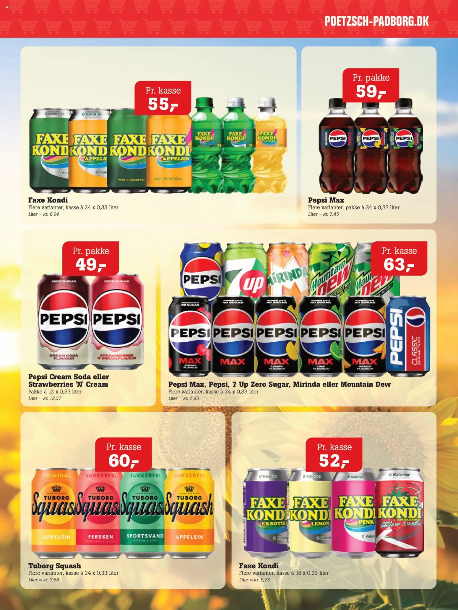 Poetzsch Padborg tilbudsavis – gyldig fra 30/07/2026 | Side: 31 | Produkter: Lime, Pepsi, Pepsi Max, Tuborg Squash