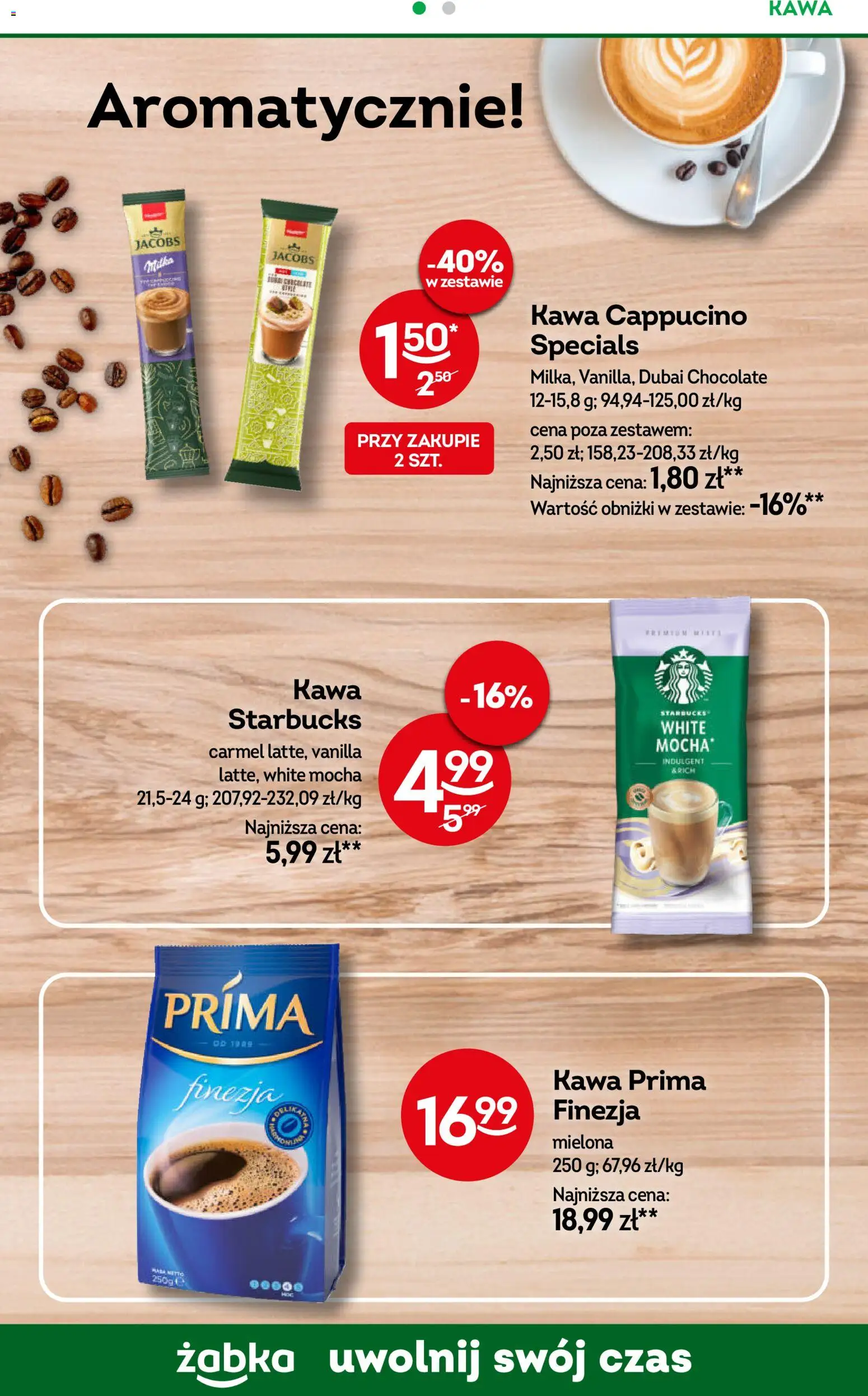 Żabka gazetka - Codzienne produkty od 15.07.2026 | Strona: 14 | Produkty: Kawa, Kawa prima