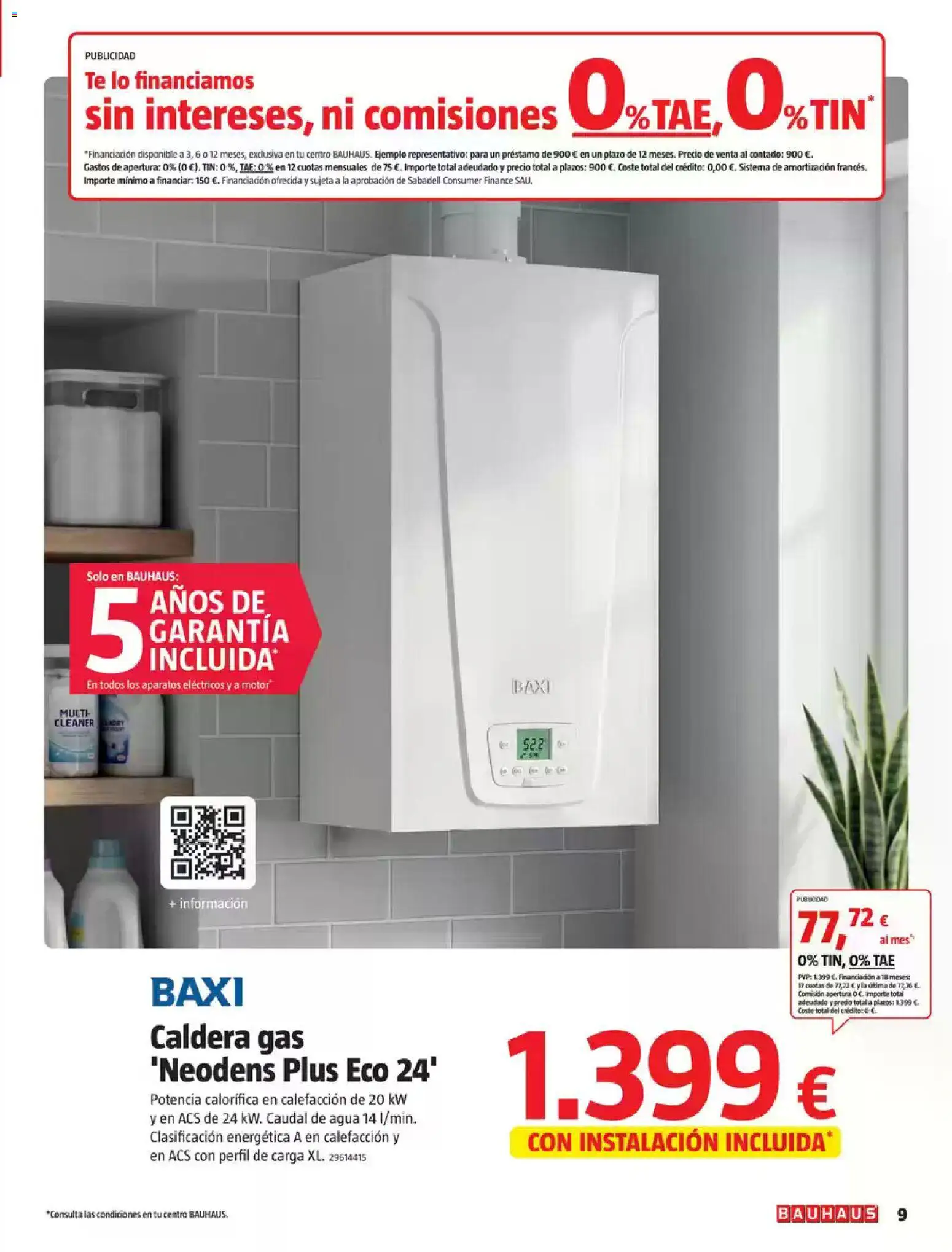 Bauhaus folleto │ válido desde el 22/10/2026 | Página: 9 | Productos: Té, Agua
