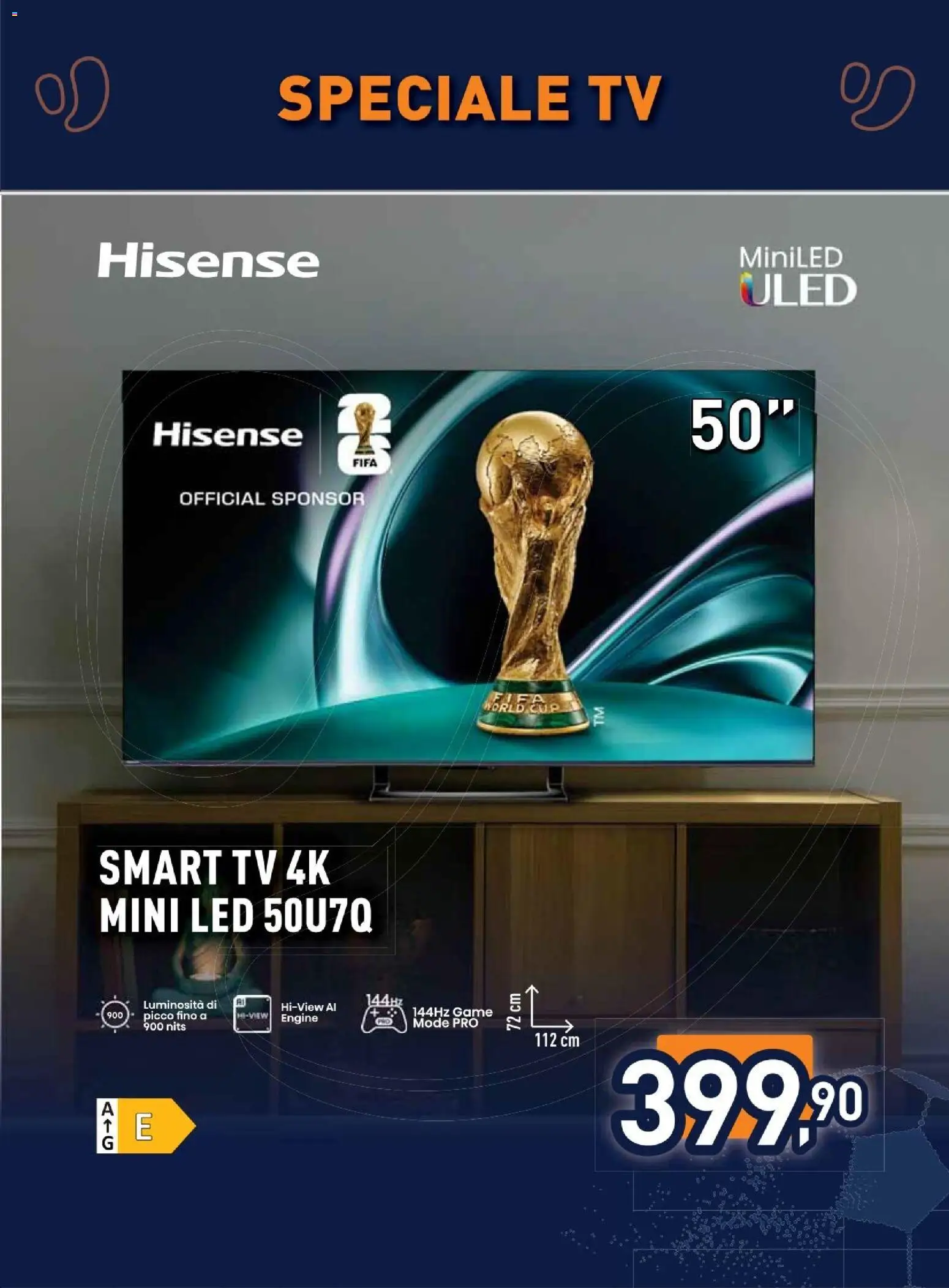 Volantino Unieuro del 11.06.2026 | Pagina: 6 | Prodotti: smart TV, TV