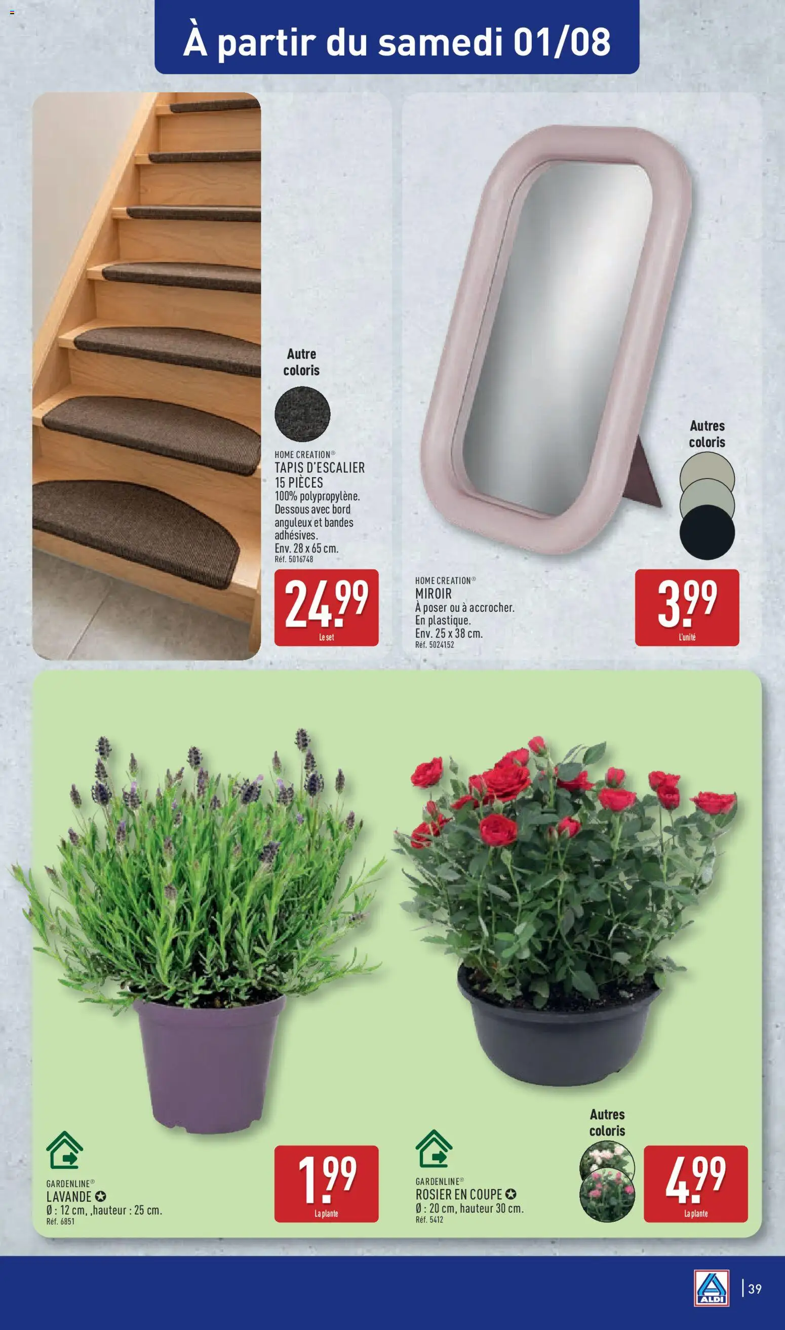 {H1} | Page: 43 | Produits: Rosier, Miroir, Tapis, Home Creation