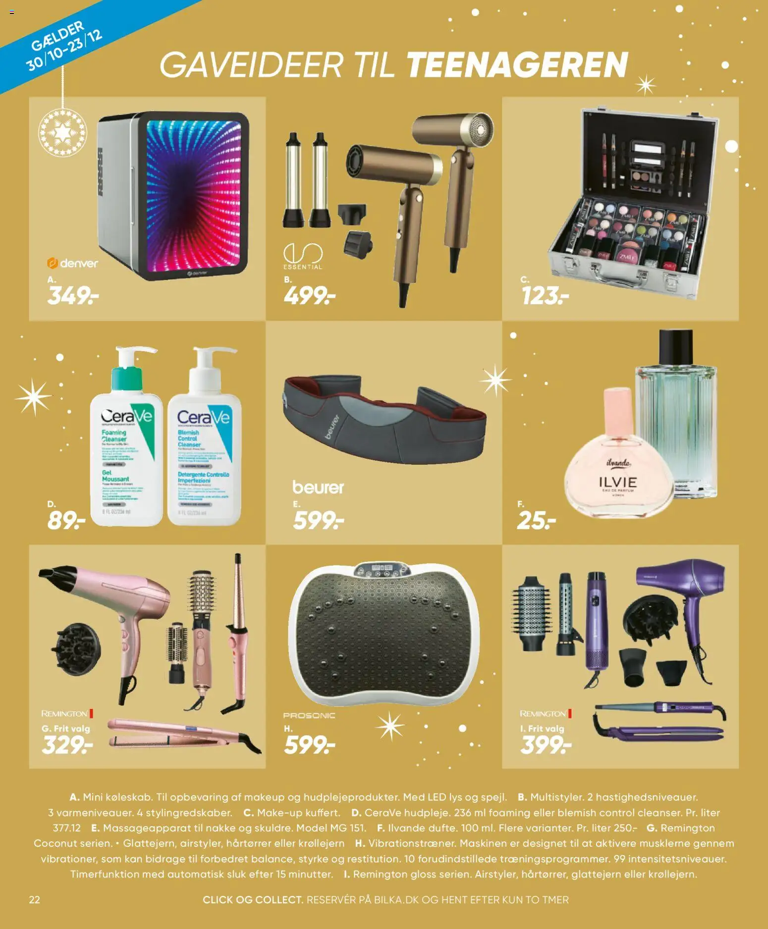 Bilka tilbudsavis – gyldig fra 30/10/2026 | Side: 68 | Produkter: Makeup, Krøllejern, Hårtørrer, Glattejern
