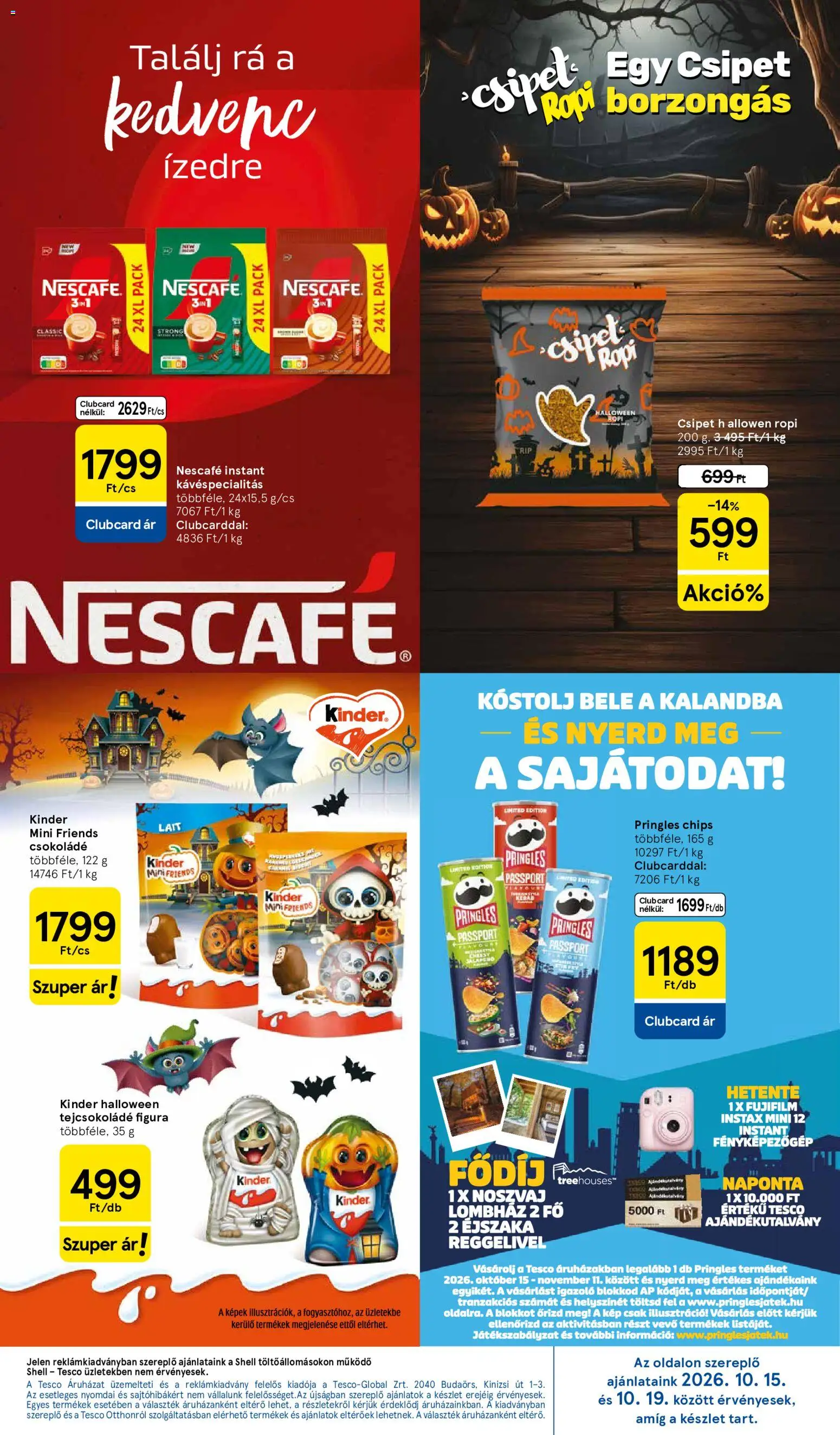Tesco akciós ujság - amely érvényes a következő dátumtól: 2026.10.15. | Oldal: 19