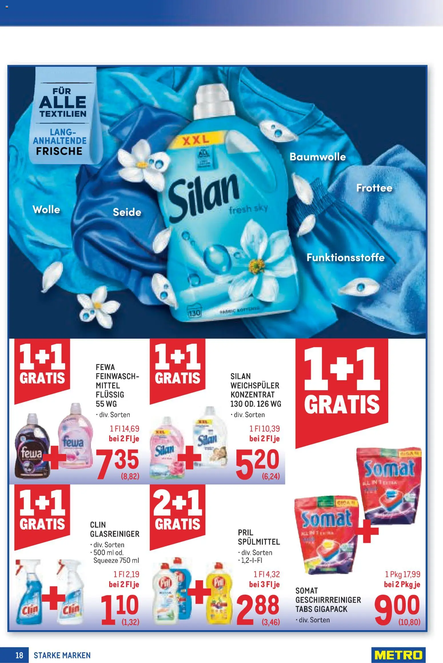 Metro angebote Starke Marken gültig ab 23.07.2026 | Seite: 18 | Produkte: Weichspüler