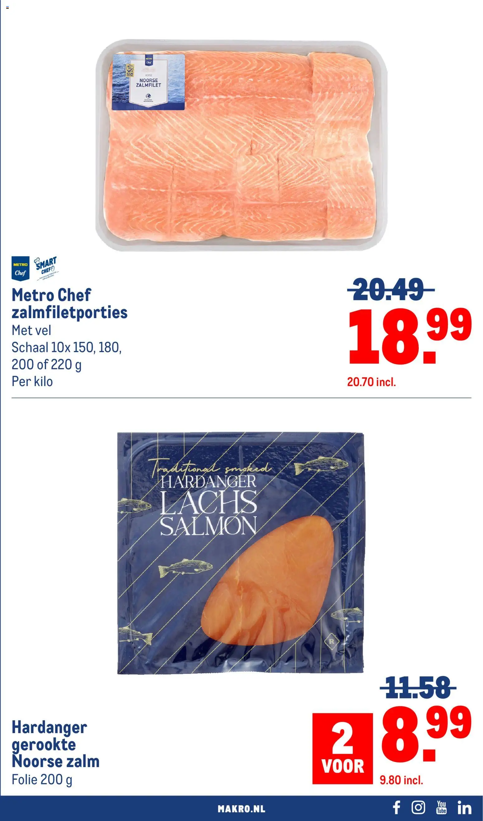 {H1} | Pagina: 81 | Producten: Schaal, Zalm, Zalmfilet, Folie