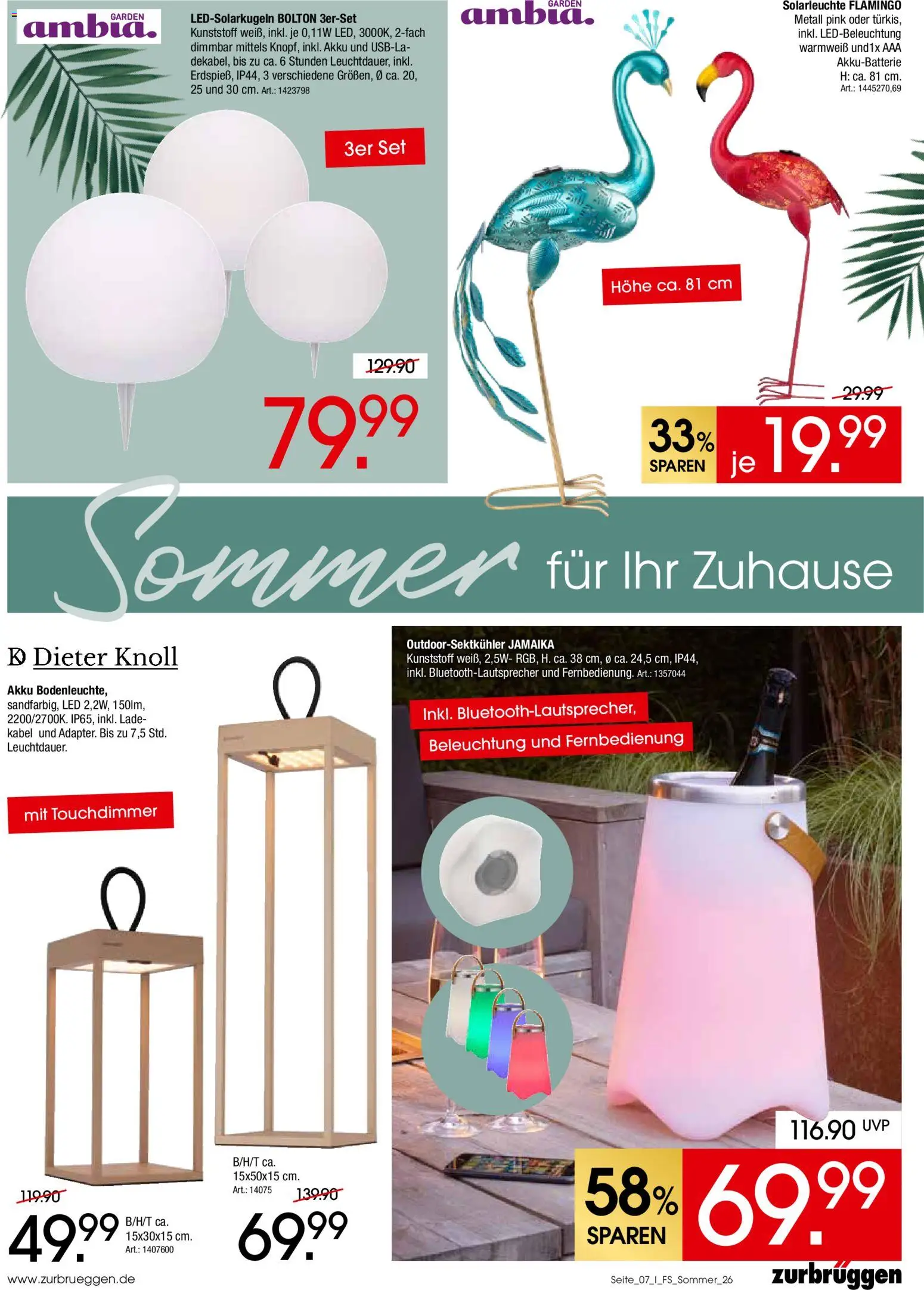 Zurbrüggen Sommer für Ihr Zuhause – gültig ab 02.06.2026 | Seite: 7