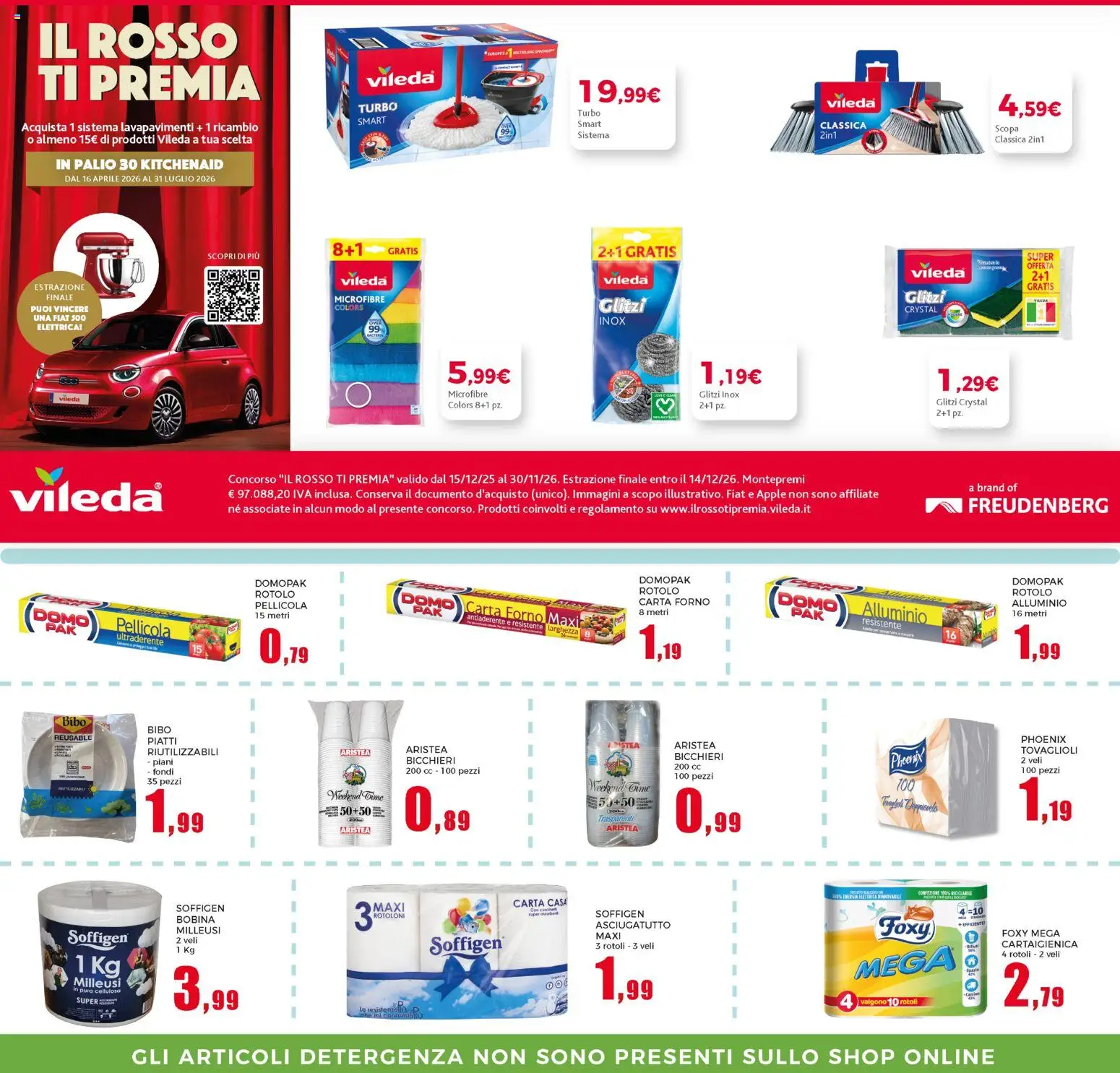 Volantino Happy Casa del 13.05.2026 | Pagina: 36 | Prodotti: Scopa, Forno, Asciugatutto, Pellicola
