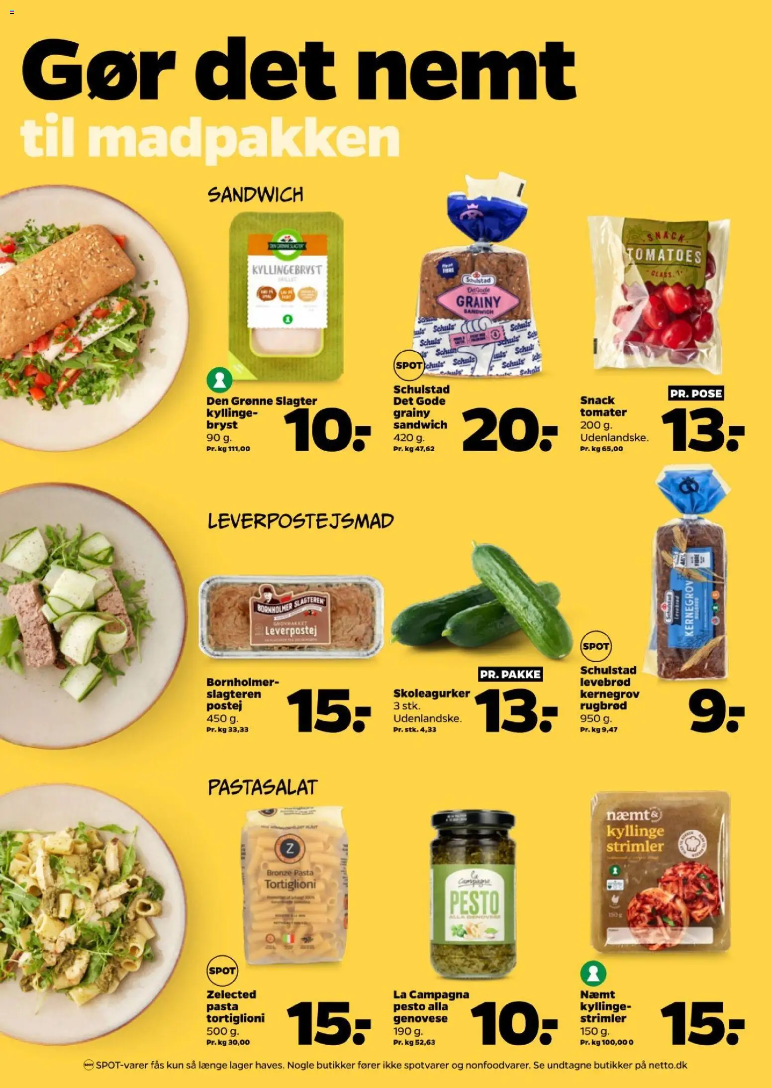 Netto tilbudsavis – gyldig fra 17/10/2026 | Side: 5 | Produkter: Tomater, Pasta, Pesto, Rugbrød