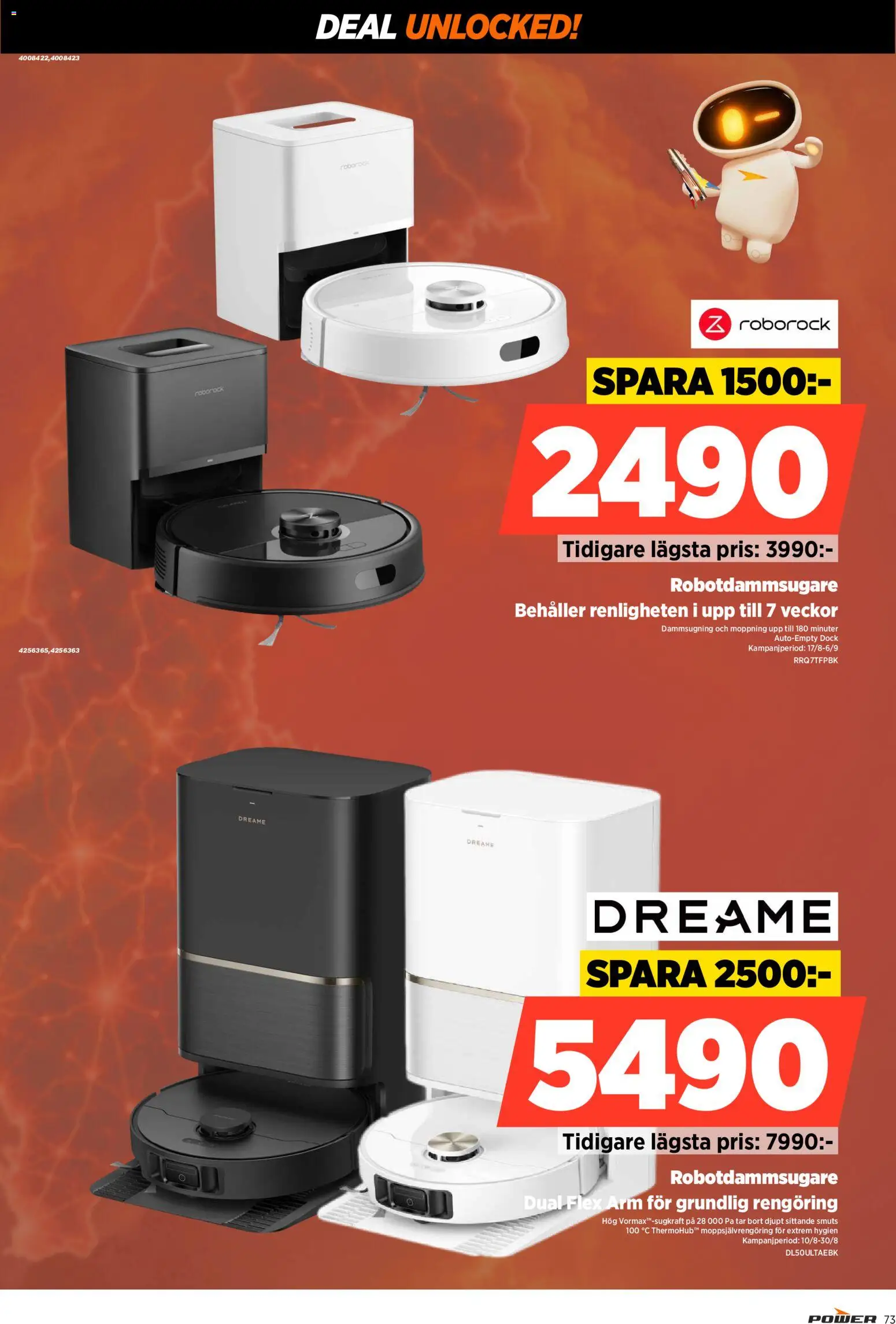 Power reklamblad aktuell från 17/08/2026 | Sida: 73 | Produkter: Robotdammsugare