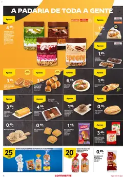 Pré-visualização Continente folheto Bom Dia válido de 06/10/2026 | Página: 8 | Produtos: Padaria, Croissant, Queijo, Cereais