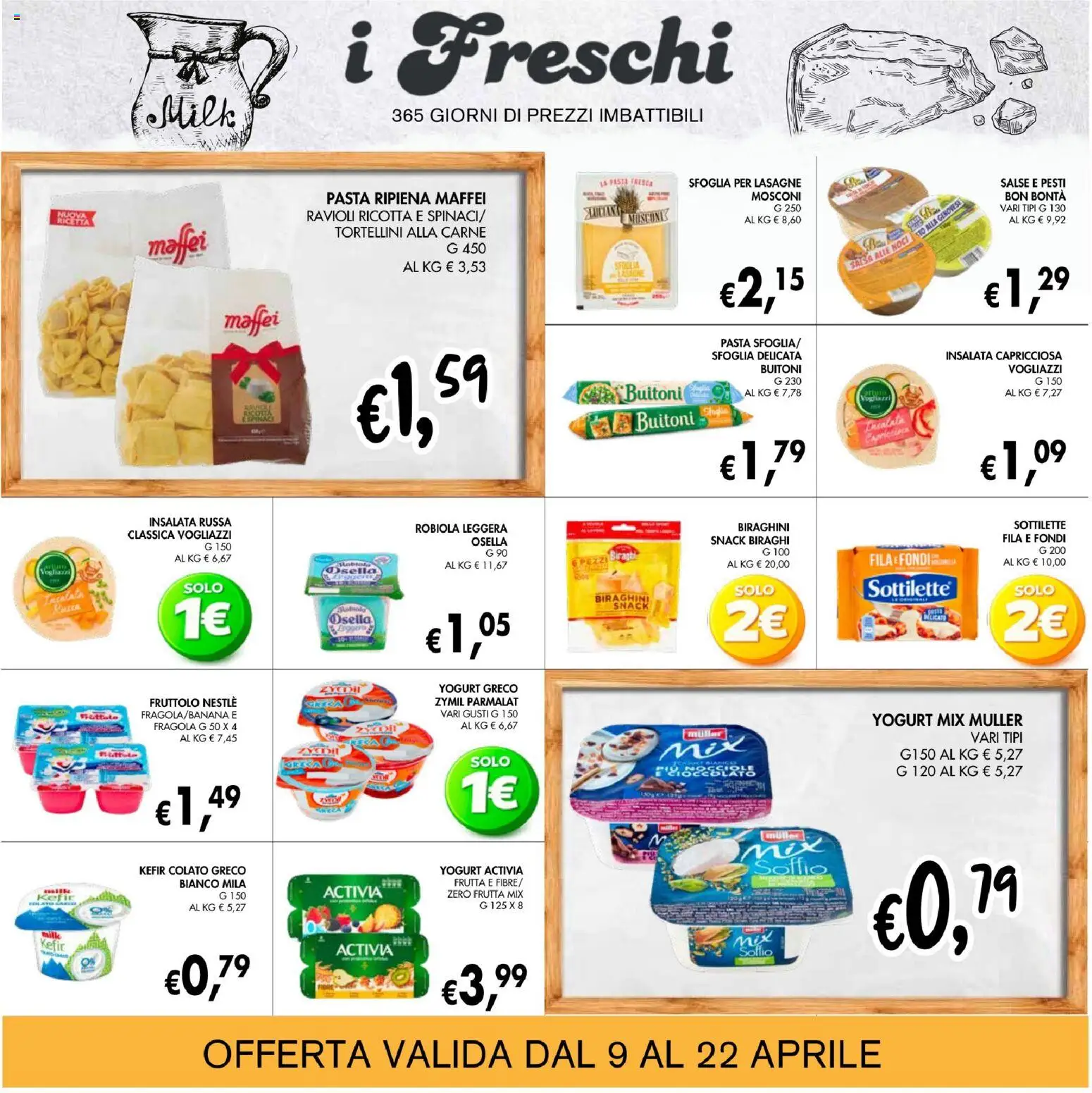 Volantino Coal del 09.04.2026 | Pagina: 11 | Prodotti: Yogurt greco, Insalata, Noci, Insalata russa