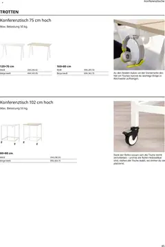 Ikea Büroeinrichtung ab 01.04.2026 gültig | Seite: 45 | Produkte: Konferenztisch