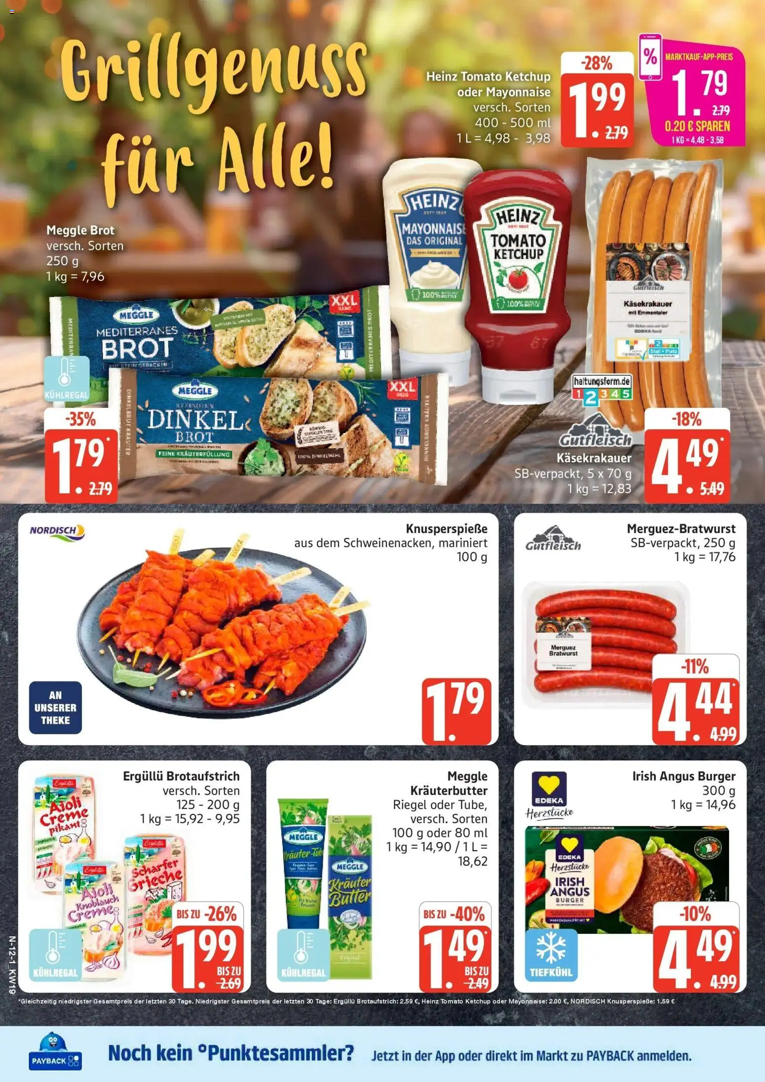 Marktkauf Prospekt Cuxhaven	 – gültig ab 04.05.2026 | Seite: 12 | Produkte: Burger, Kräuterbutter, Knoblauch, Brot