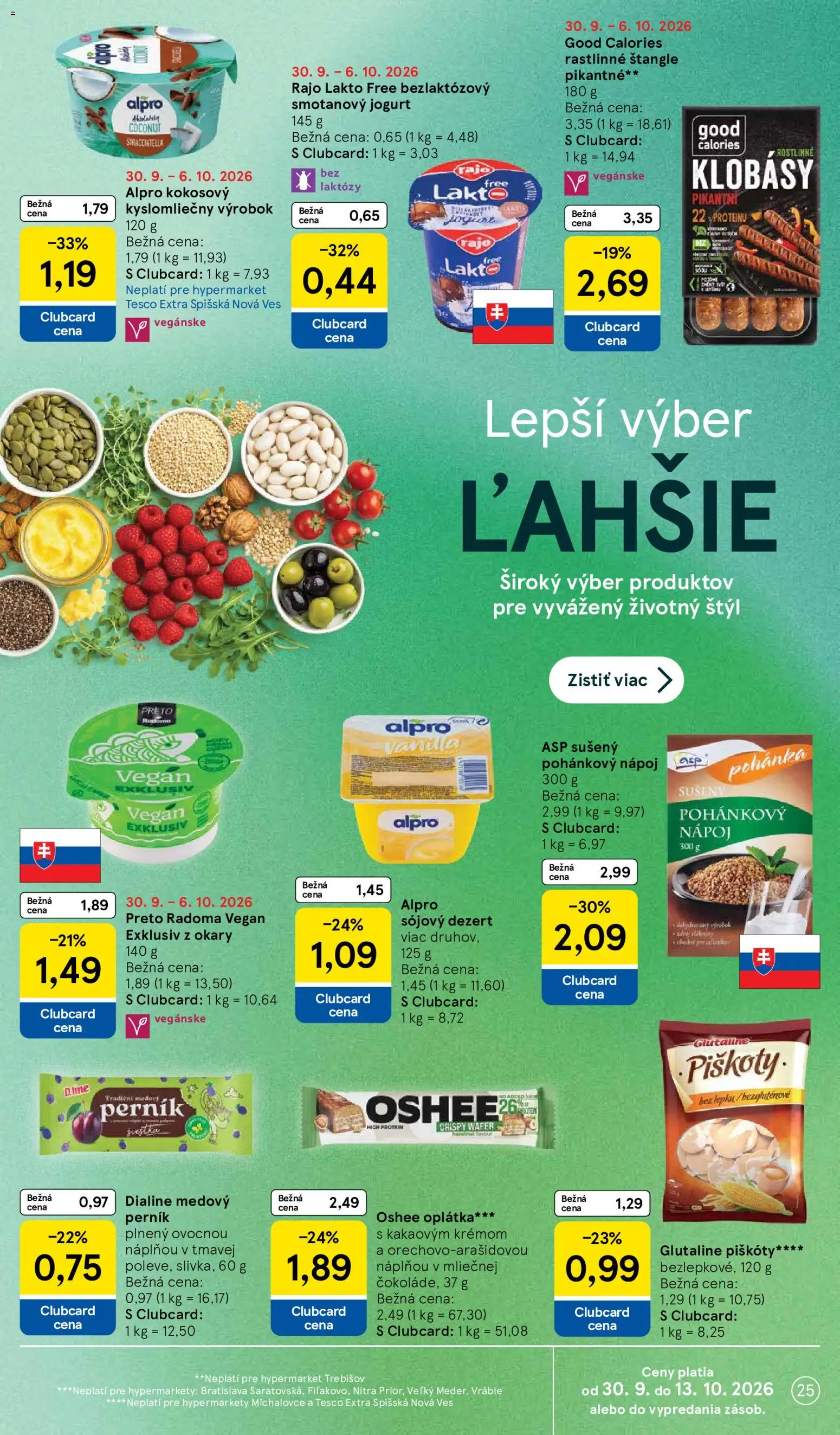 Nové Tesco akcie – leták je platný od 30.09.2026 | Strana: 25
