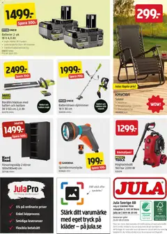 Jula erbjudanden - Förhandsvisning av reklamblad från butik Jula aktuell från 25/06/2026 | Sida: 8