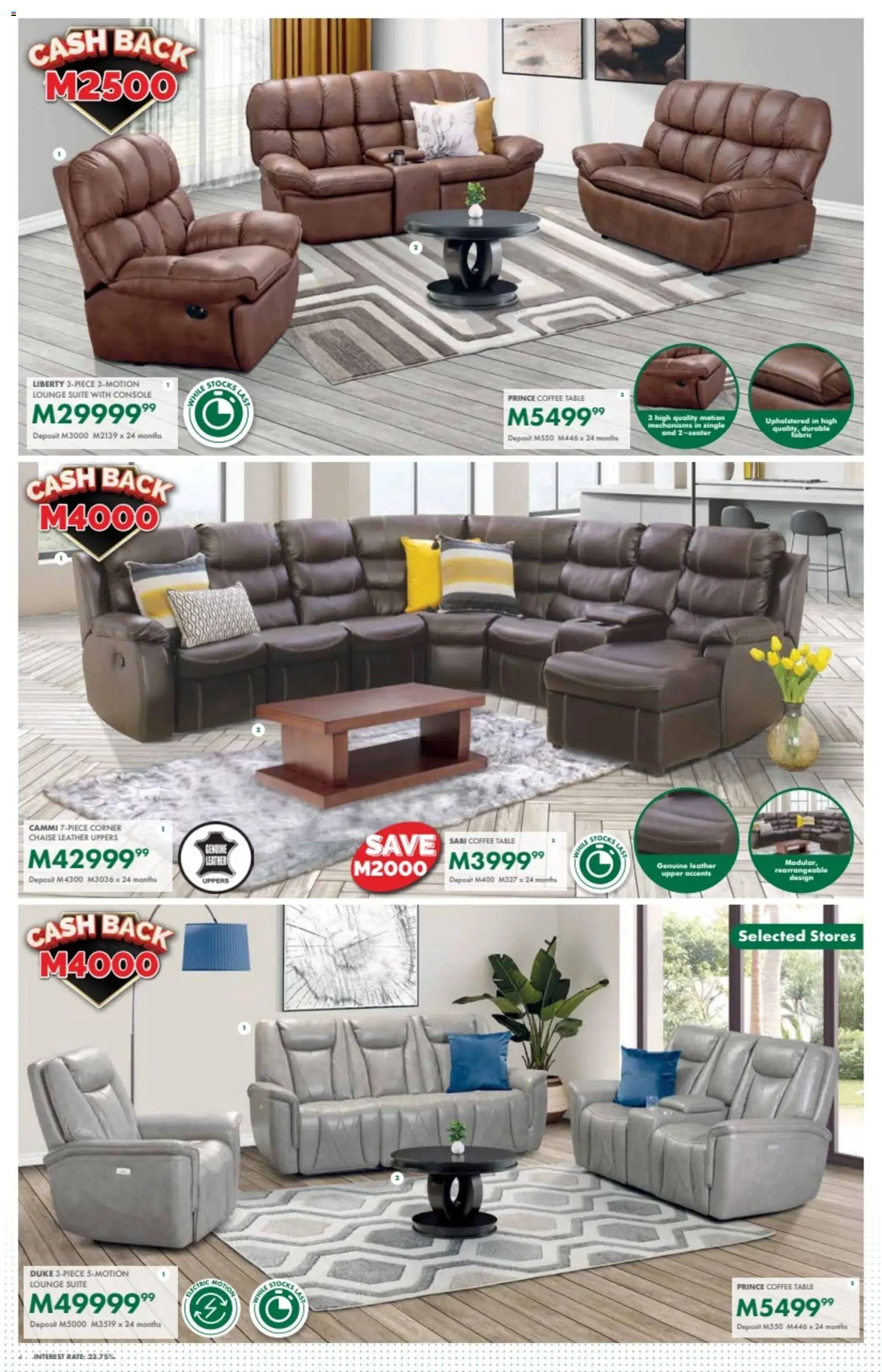 New Beares catalogue – valid from 11.05.2026 | Page: 4 | Products: Coffee table, Table, Lounge suite, Chaise