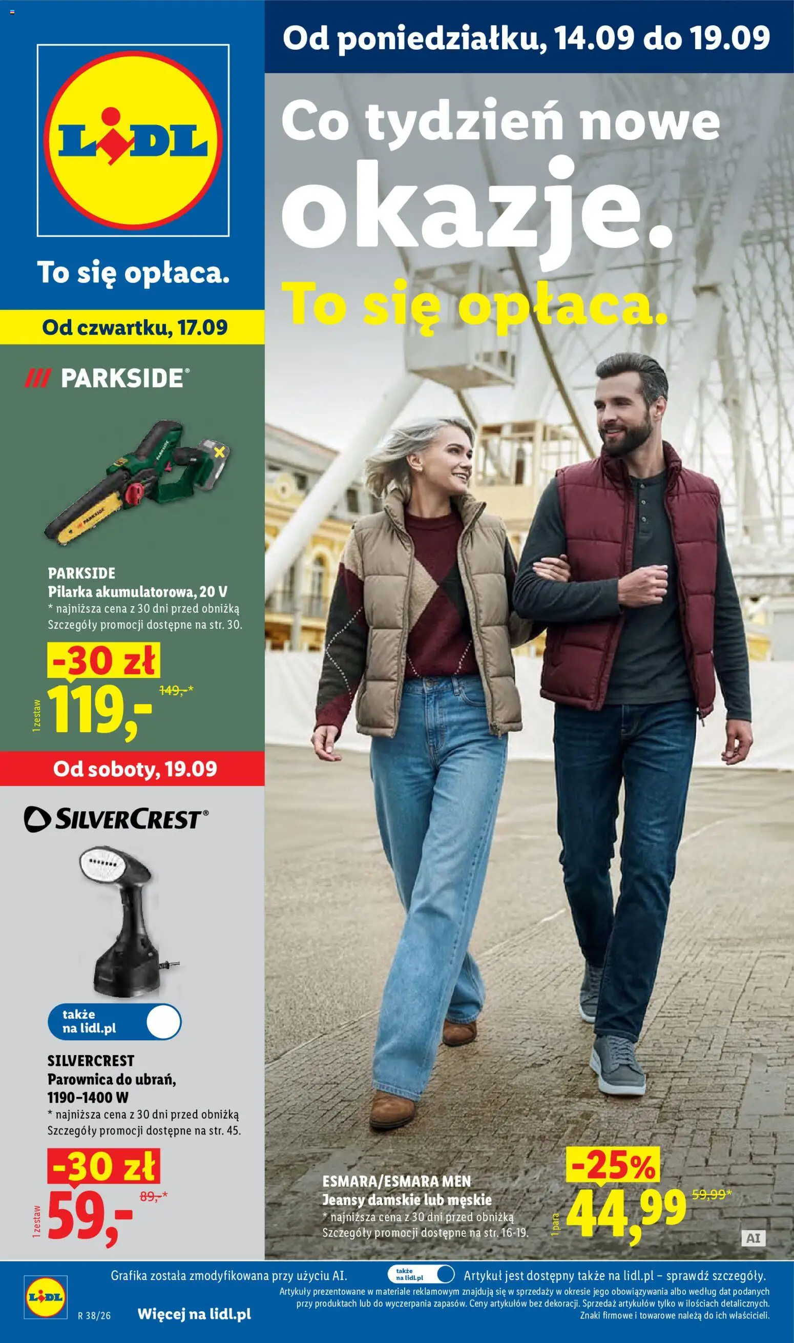 Lidl Polsko katalog od 14.09.2026 | Strana: 1 | Produkty: Parkside